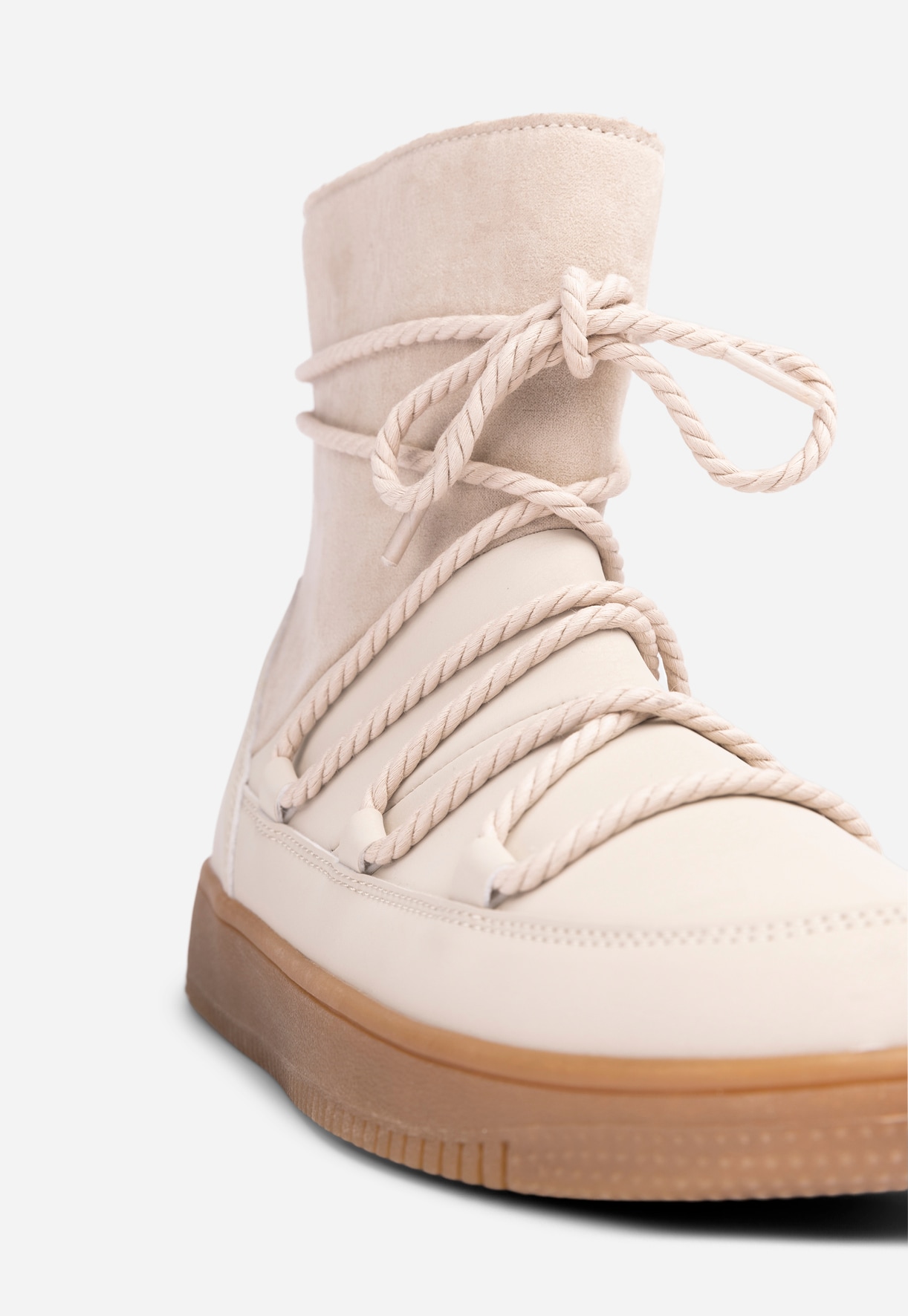 LEJON, Varmforet boots Beige
