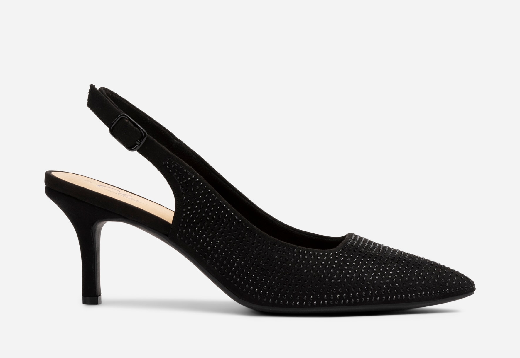 CLOU, Pumps med slingback Sort