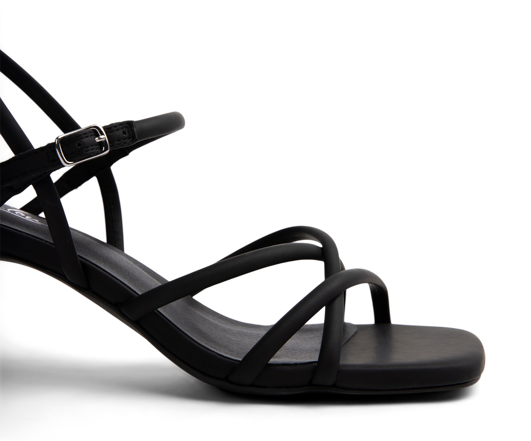 CLOU, Sandalett med reimer Sort