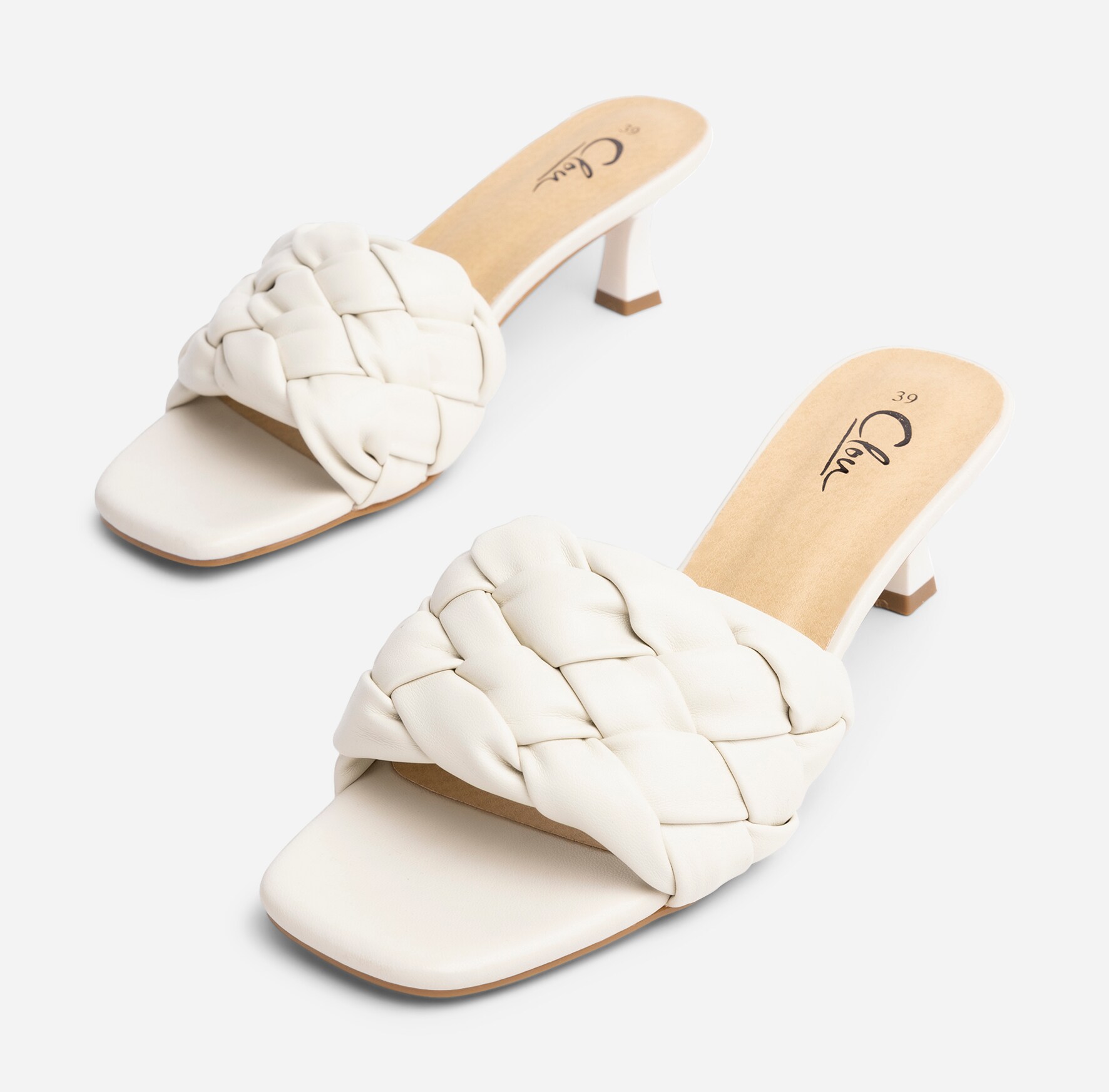 CLOU, Sandalett Hvit
