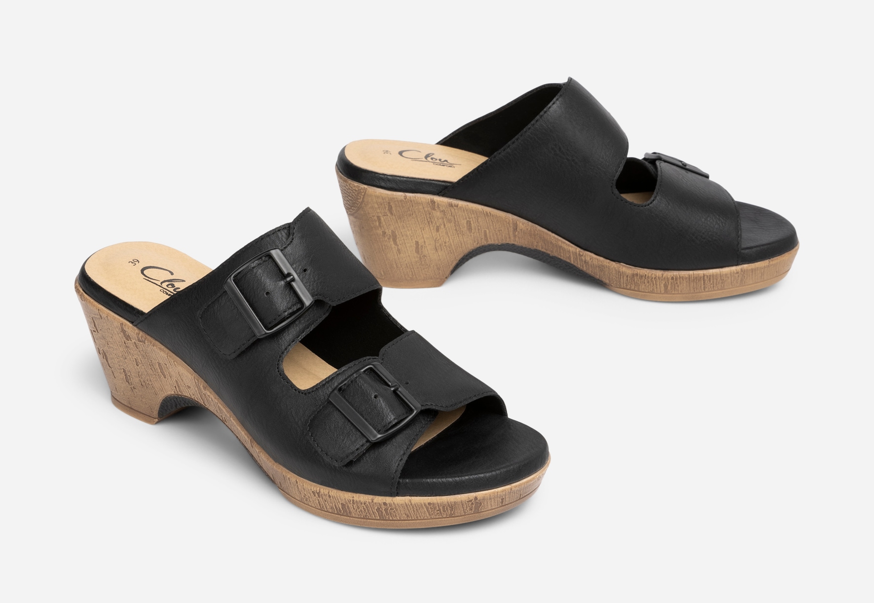 CLOU COMFORT, Sandalett Sort