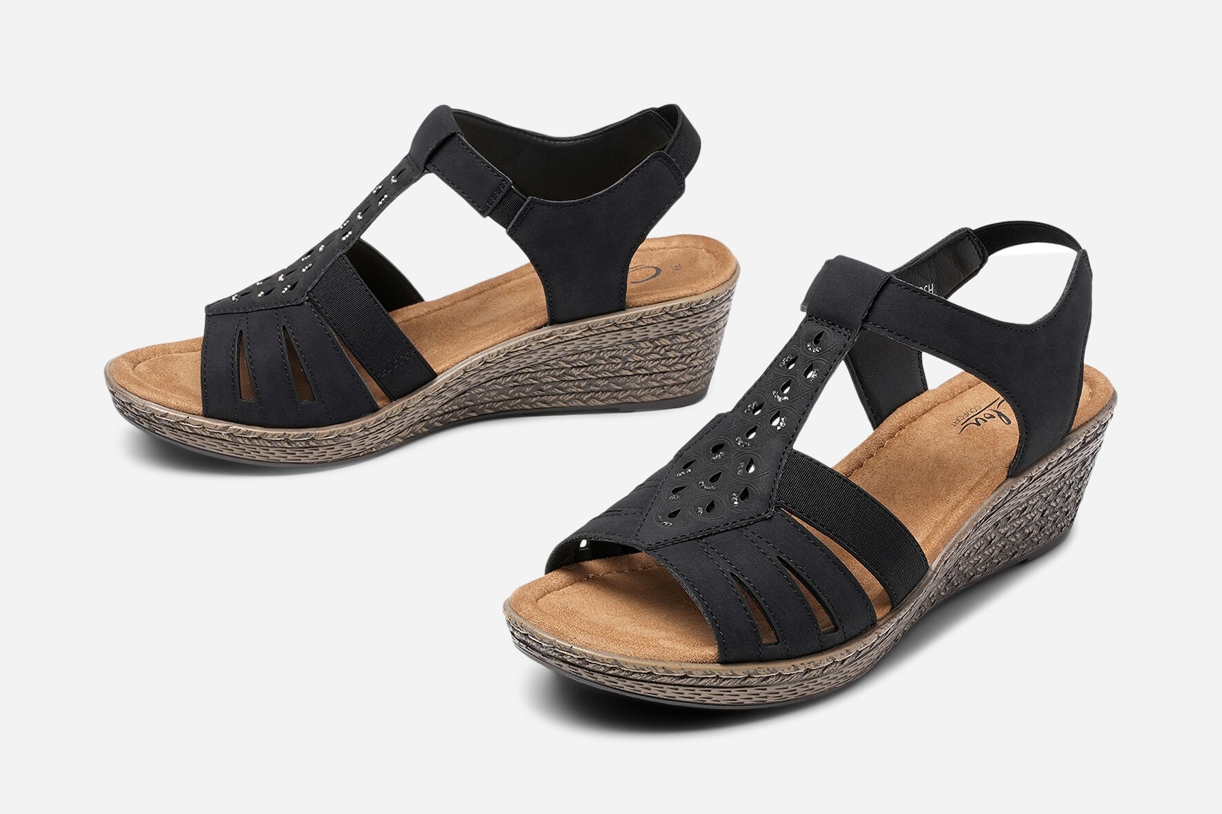 CLOU COMFORT, Sandalett Sort