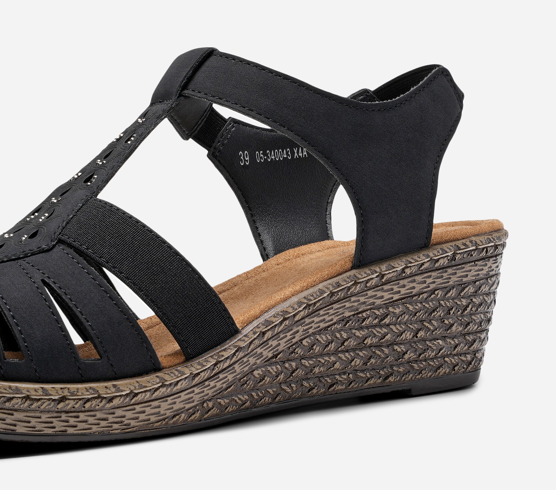 CLOU COMFORT, Sandalett Sort