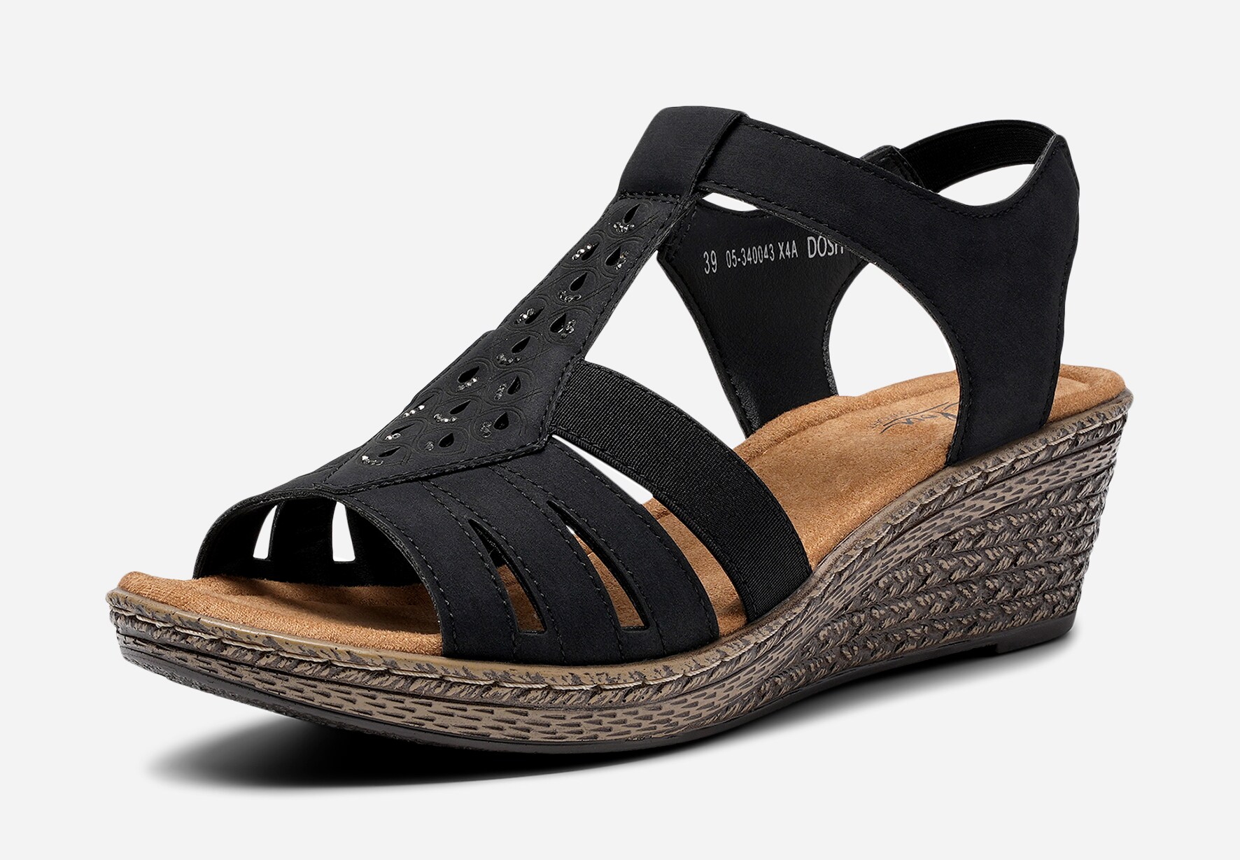 CLOU COMFORT, Sandalett Sort