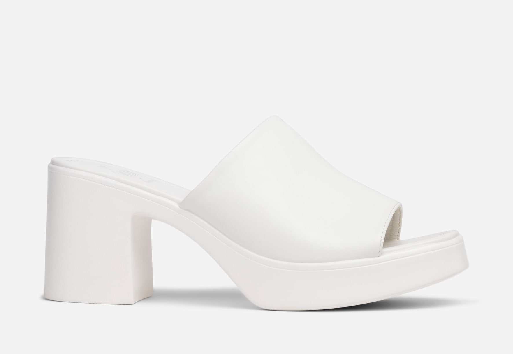 VOX, Sandalett med platåsåle Hvit