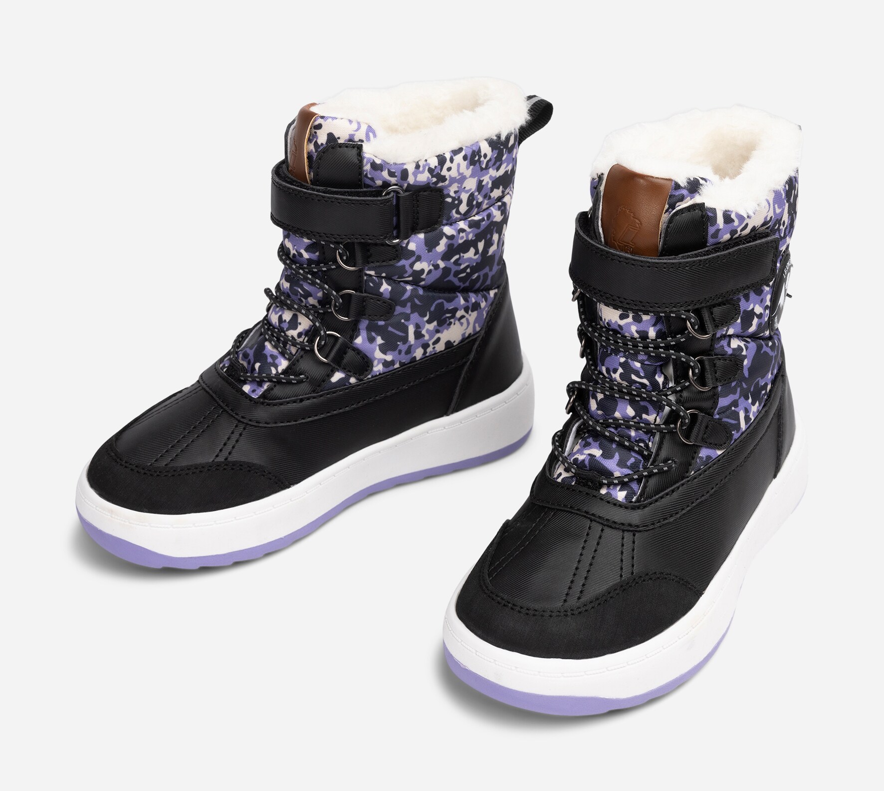 LEJON, Varmforet skolett waterproof Flerfarget