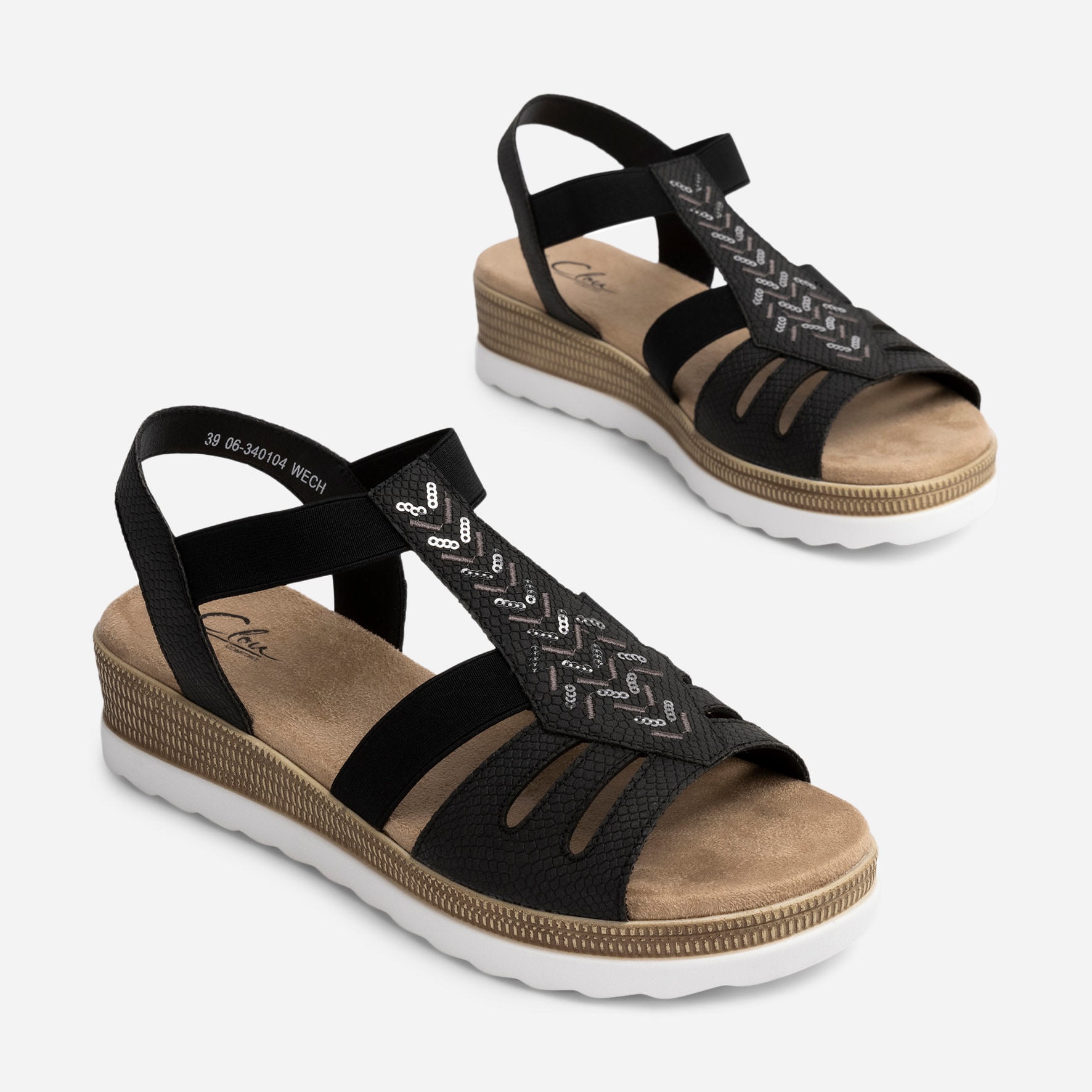 CLOU COMFORT, Sandal Sort