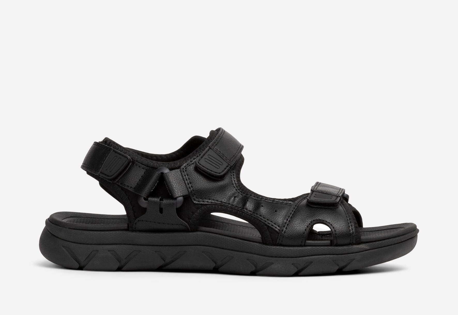 LEJON, Sandal med reimer Sort