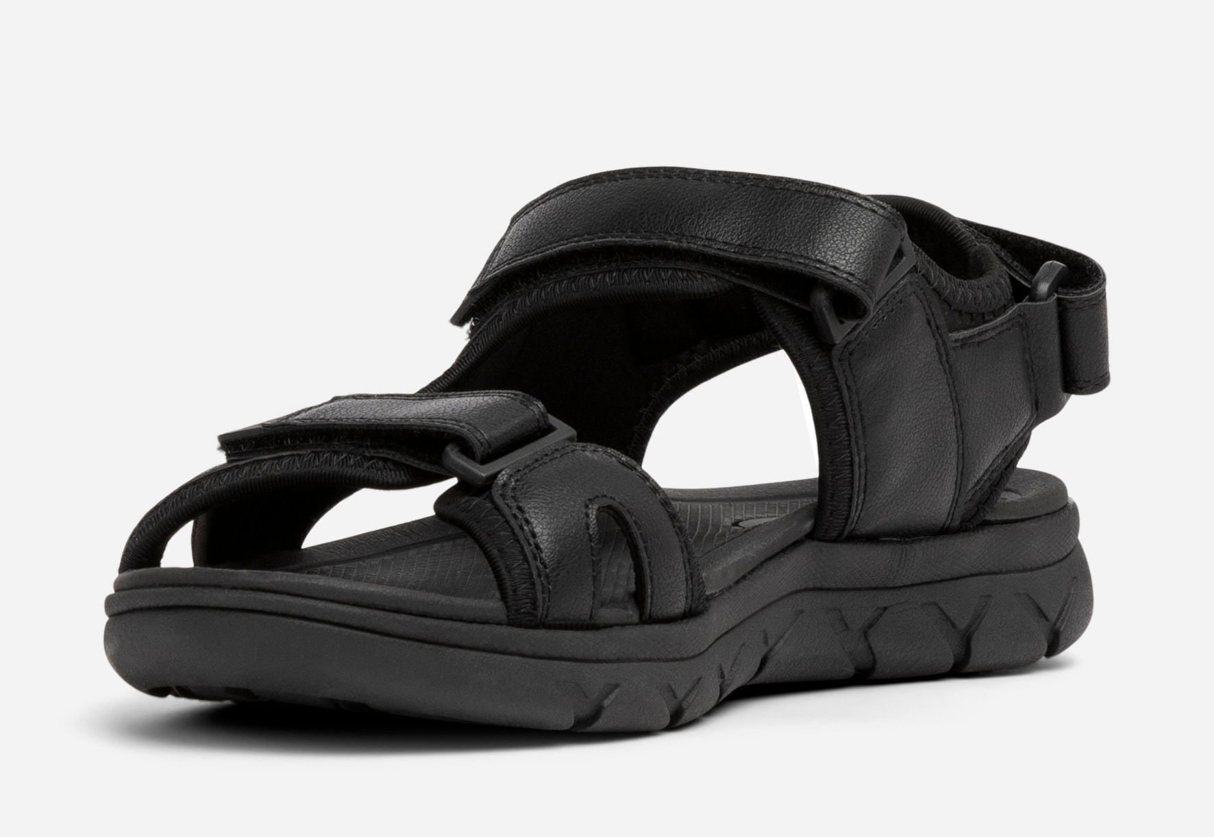 LEJON, Sandal med reimer Sort