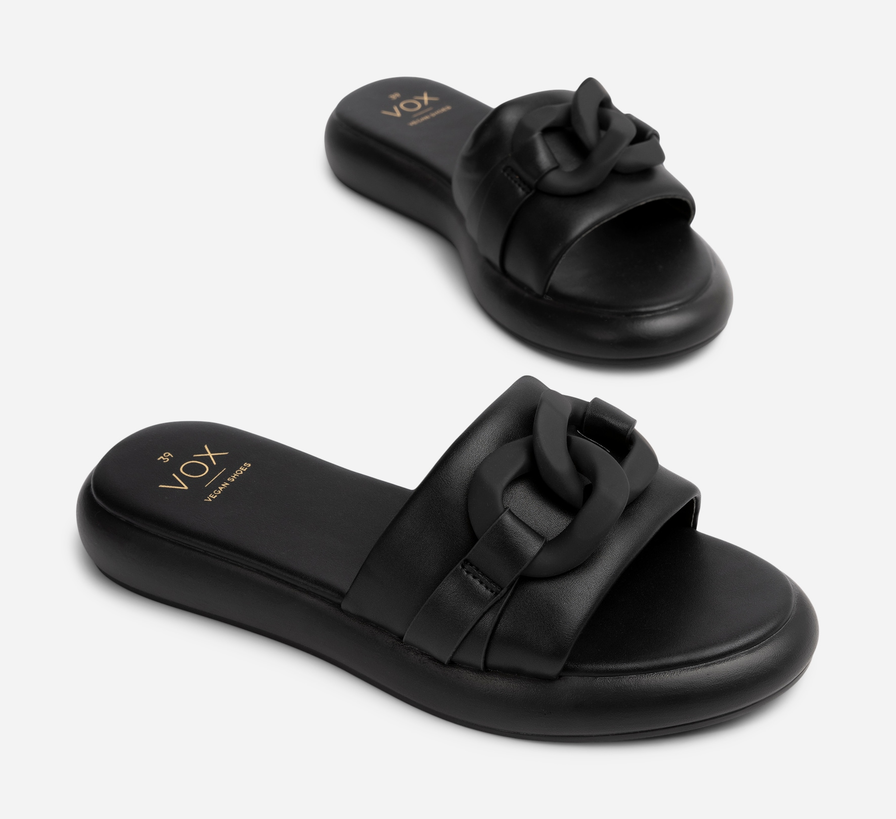 VOX, Sandal med kedje Sort