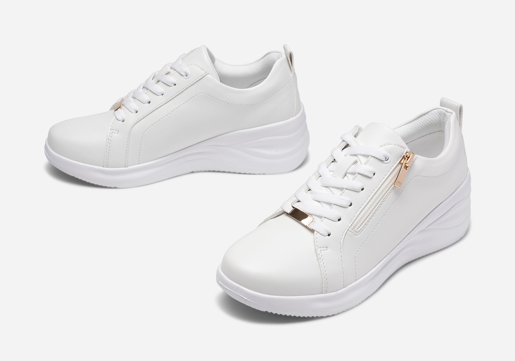 CLOU COMFORT, Sneakers Hvit