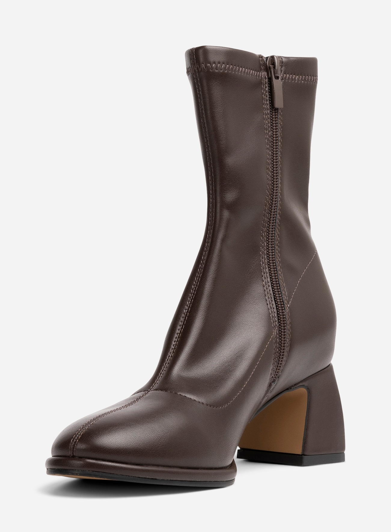 CLOU, Boots med stretch Brun
