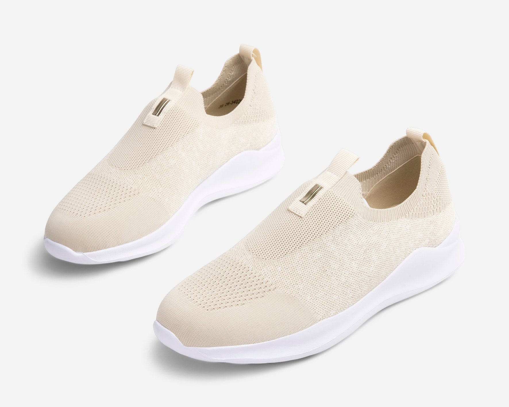 CLOU COMFORT, Sock sneakers Beige