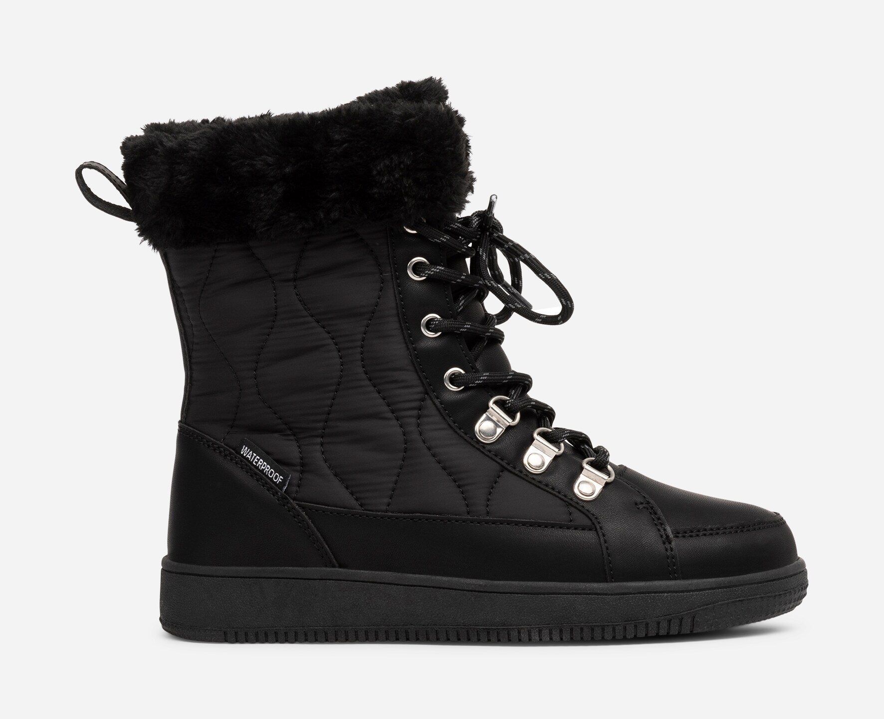 ZOEY, Varmforet skolett waterproof Sort