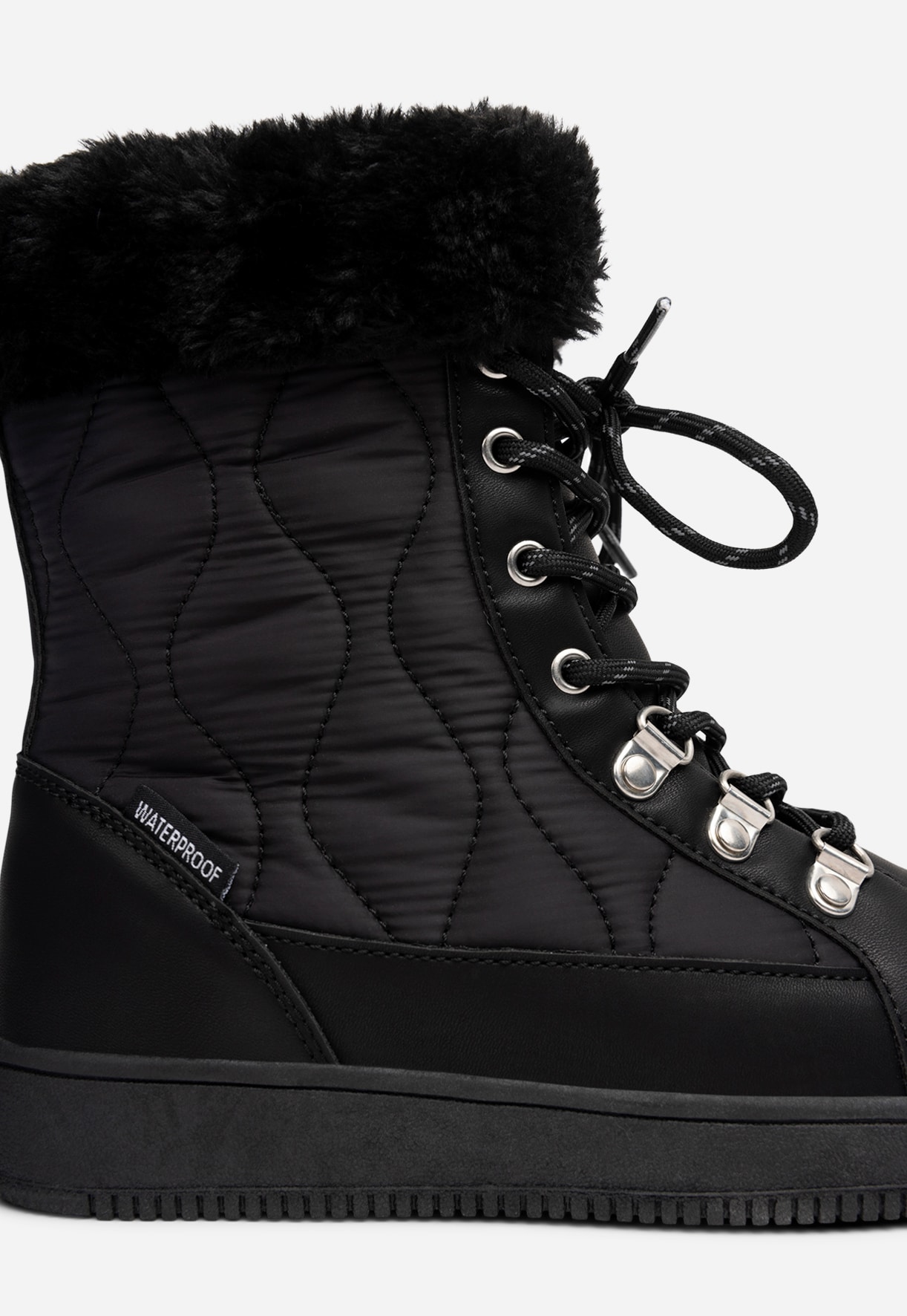 ZOEY, Varmforet skolett waterproof Sort