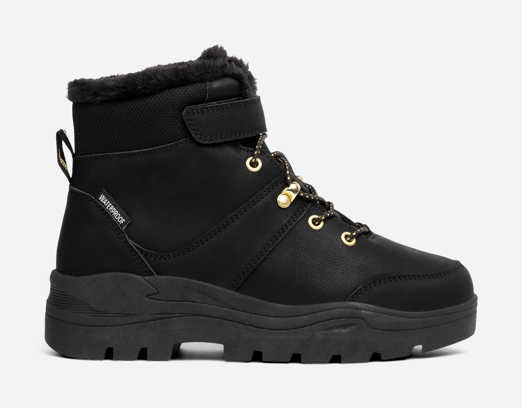 ZOEY, Varmforet skolett waterproof Sort