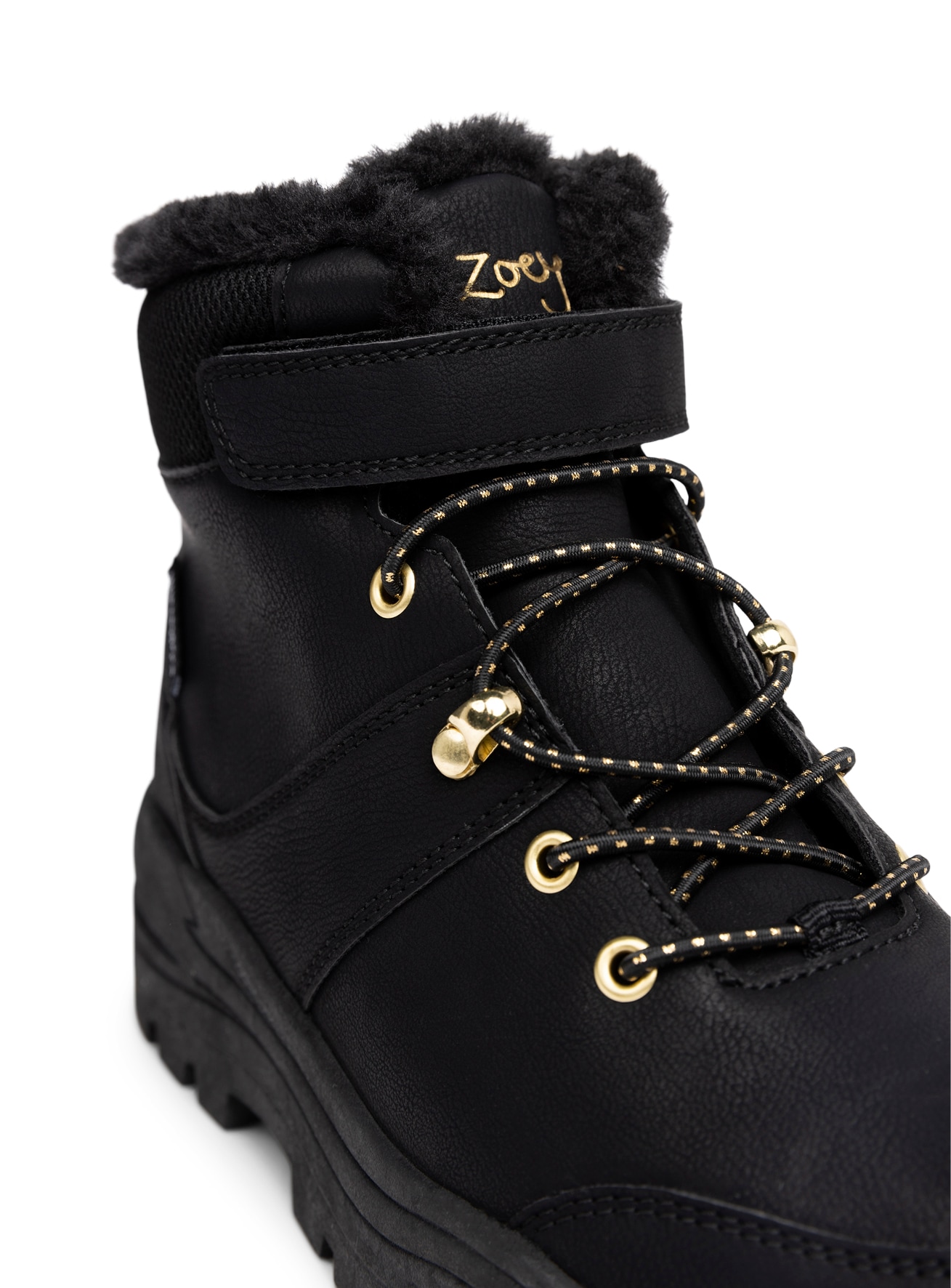 ZOEY, Varmforet skolett waterproof Sort
