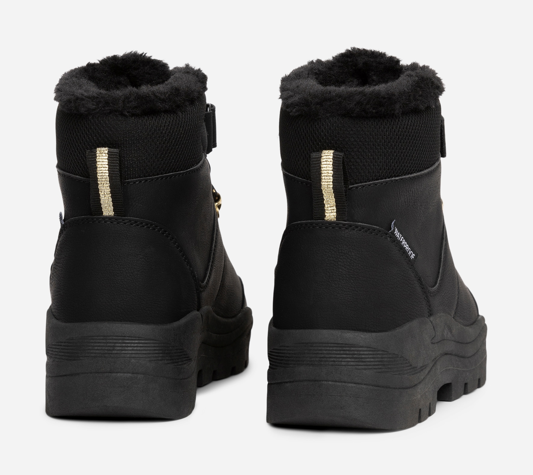 ZOEY, Varmforet skolett waterproof Sort