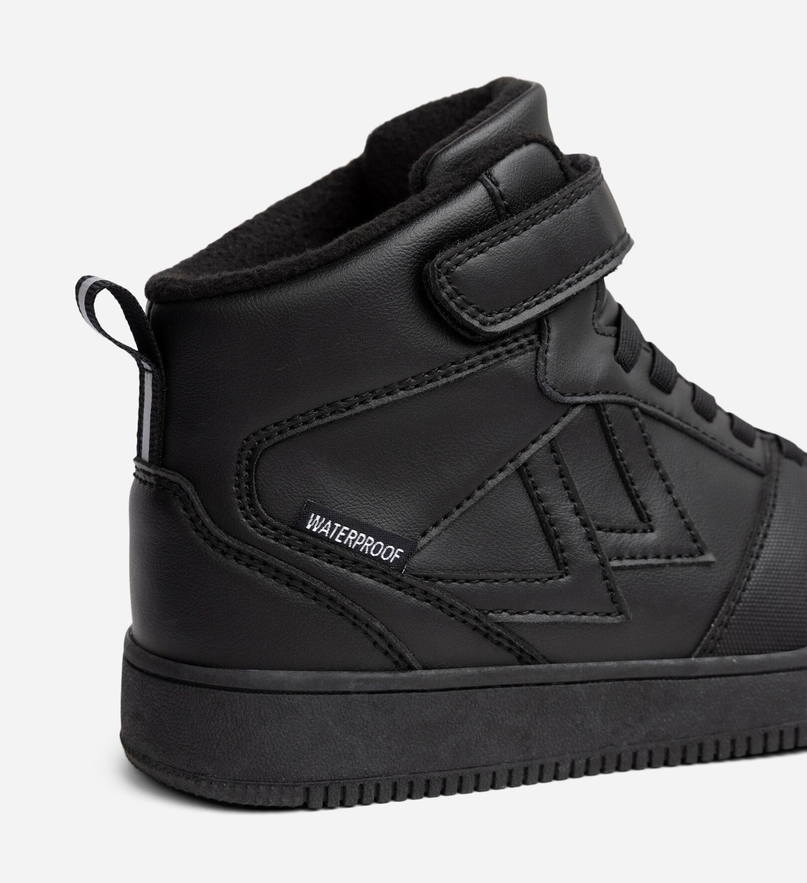 LEJON, Fleeceforet høy sneakers waterproof Sort