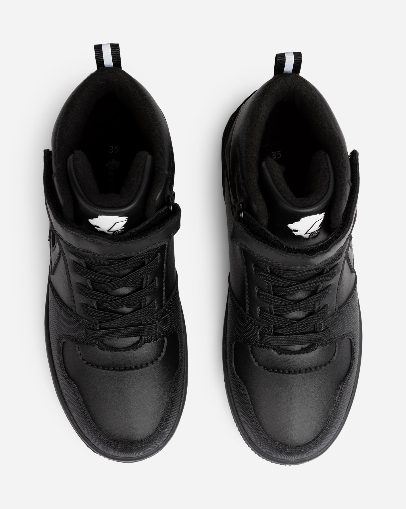 LEJON, Fleeceforet høy sneakers waterproof Sort