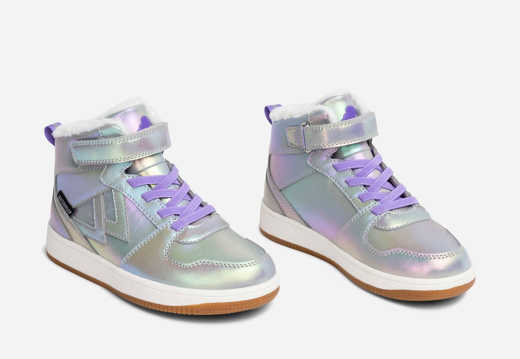 LEJON, Varmforet høy sneakers waterproof Flerfarget