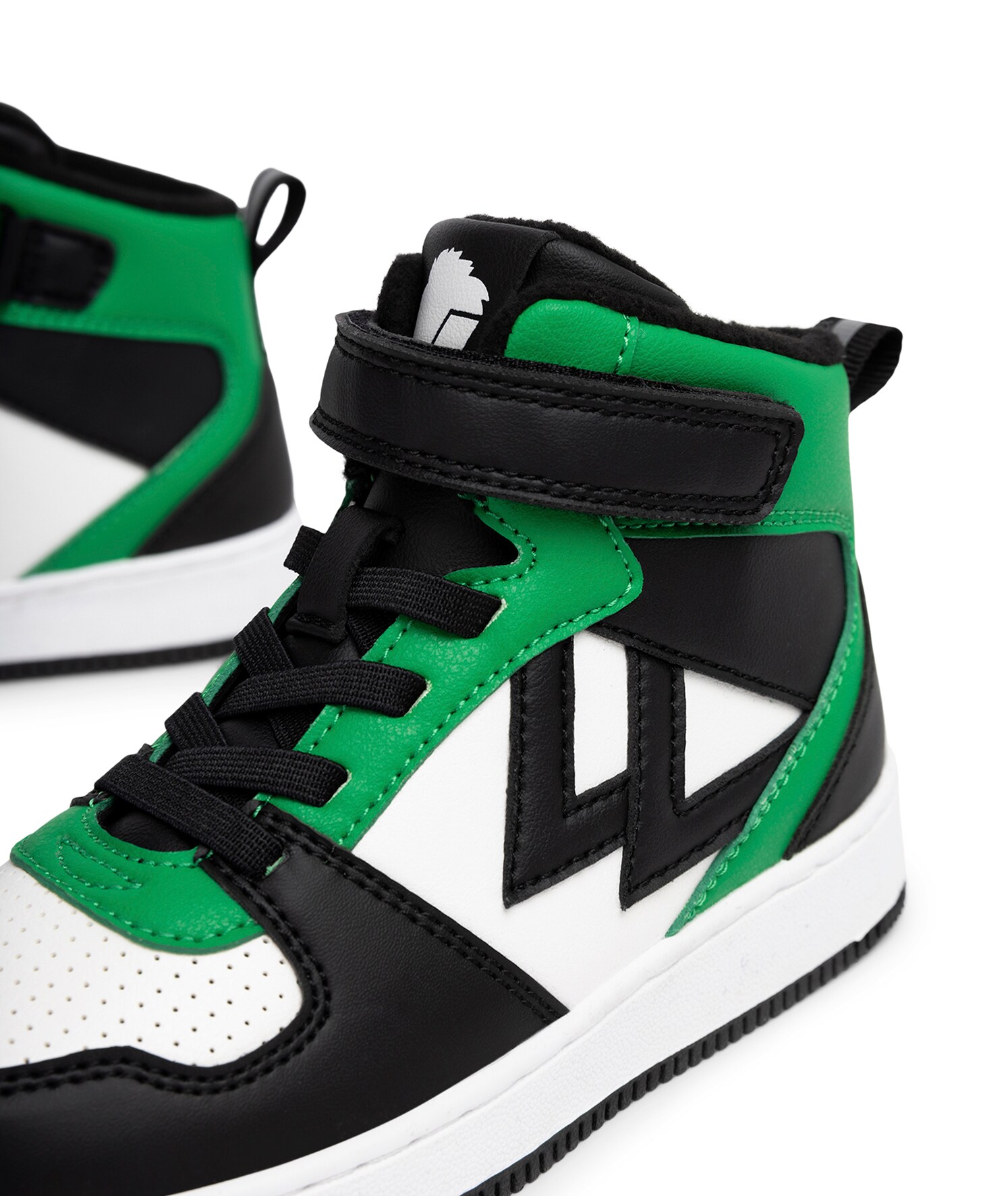 LEJON, Fleeceforet høy sneakers Grønn