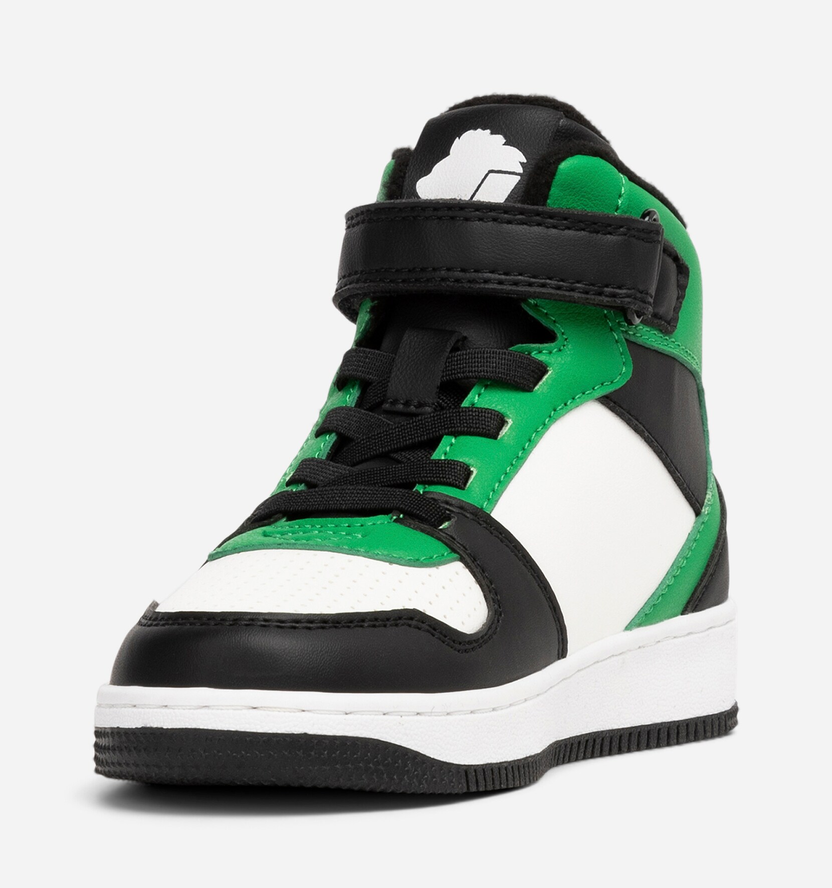 LEJON, Fleeceforet høy sneakers Grønn