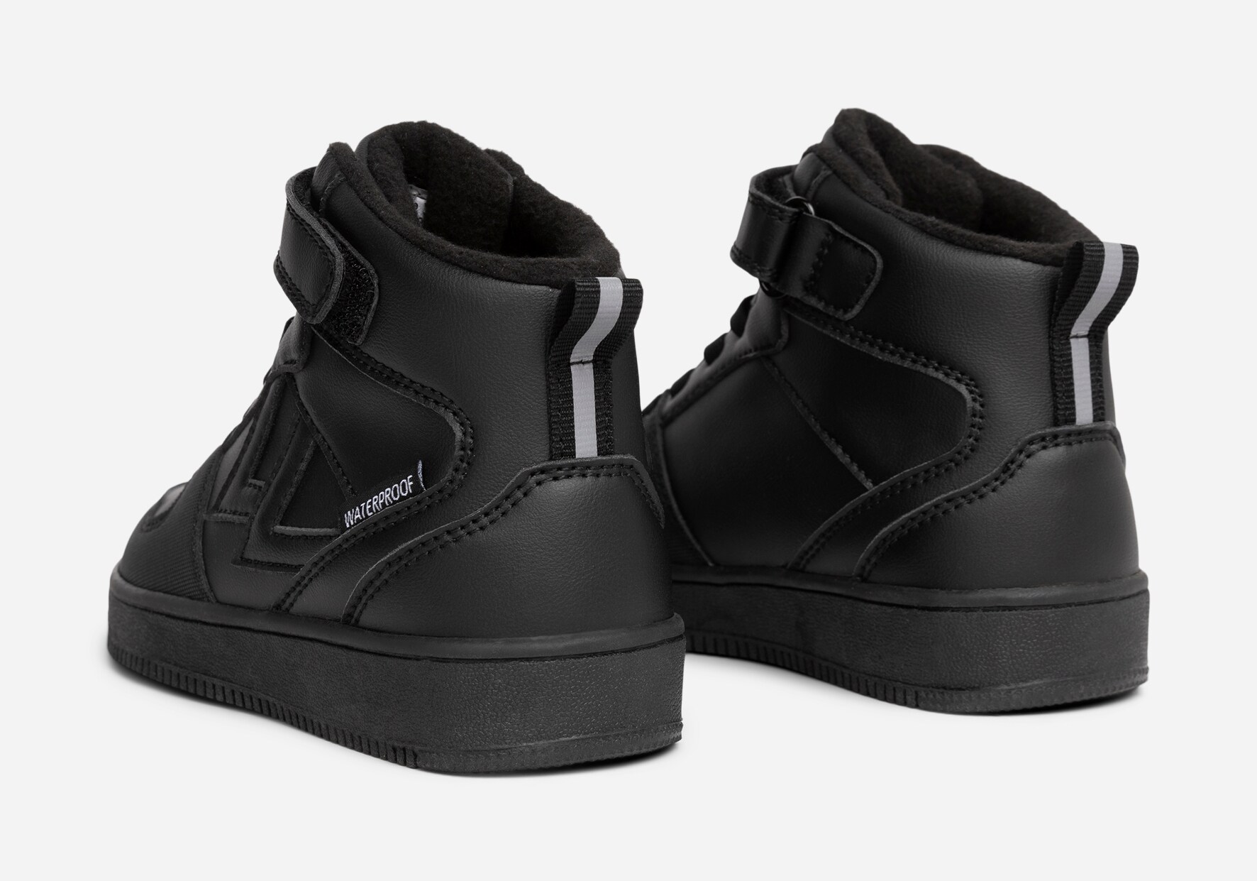 LEJON, Fleeceforet høy sneakers waterproof Sort