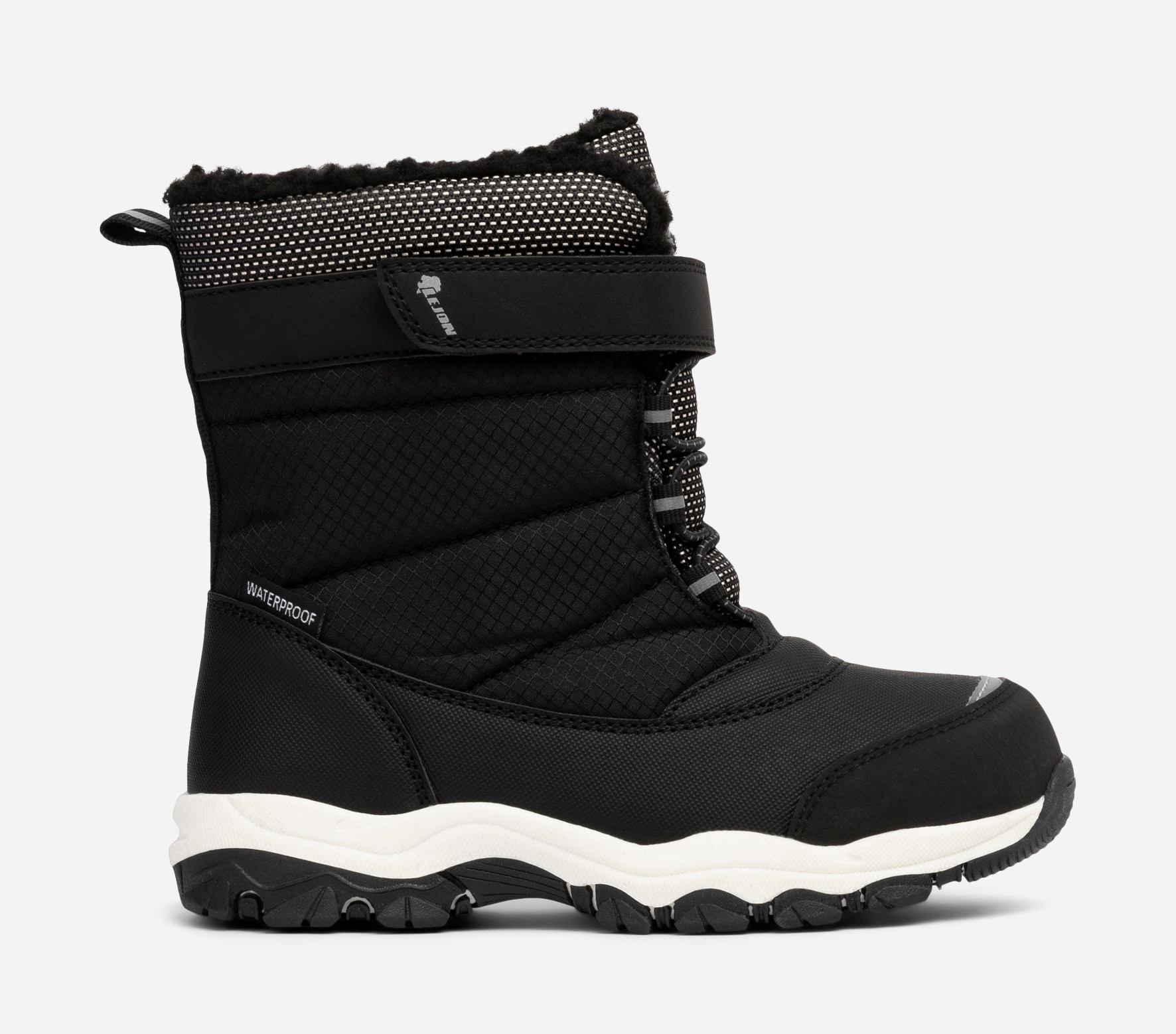 LEJON, Varmforet skolett waterproof Sort