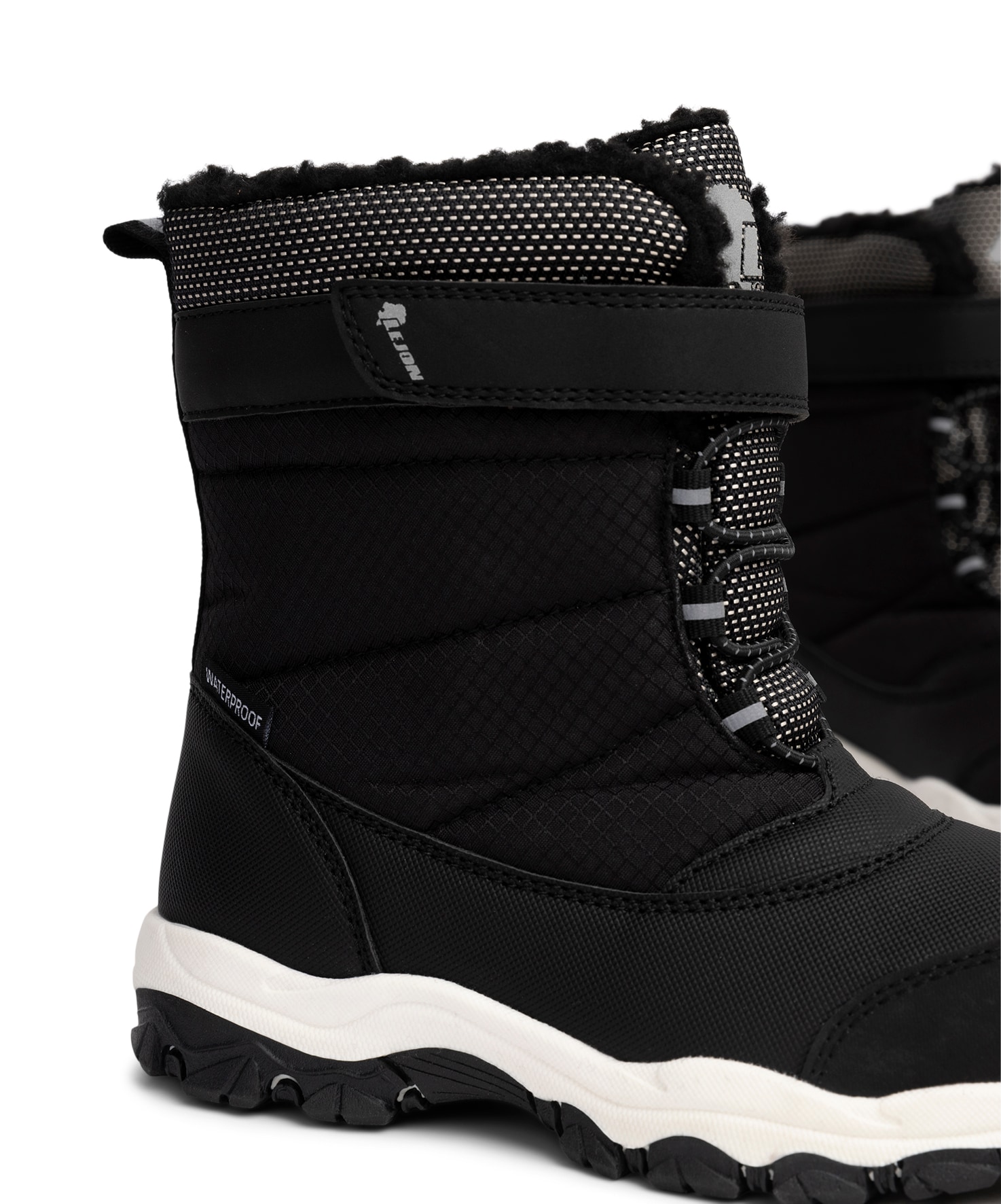 LEJON, Varmforet skolett waterproof Sort