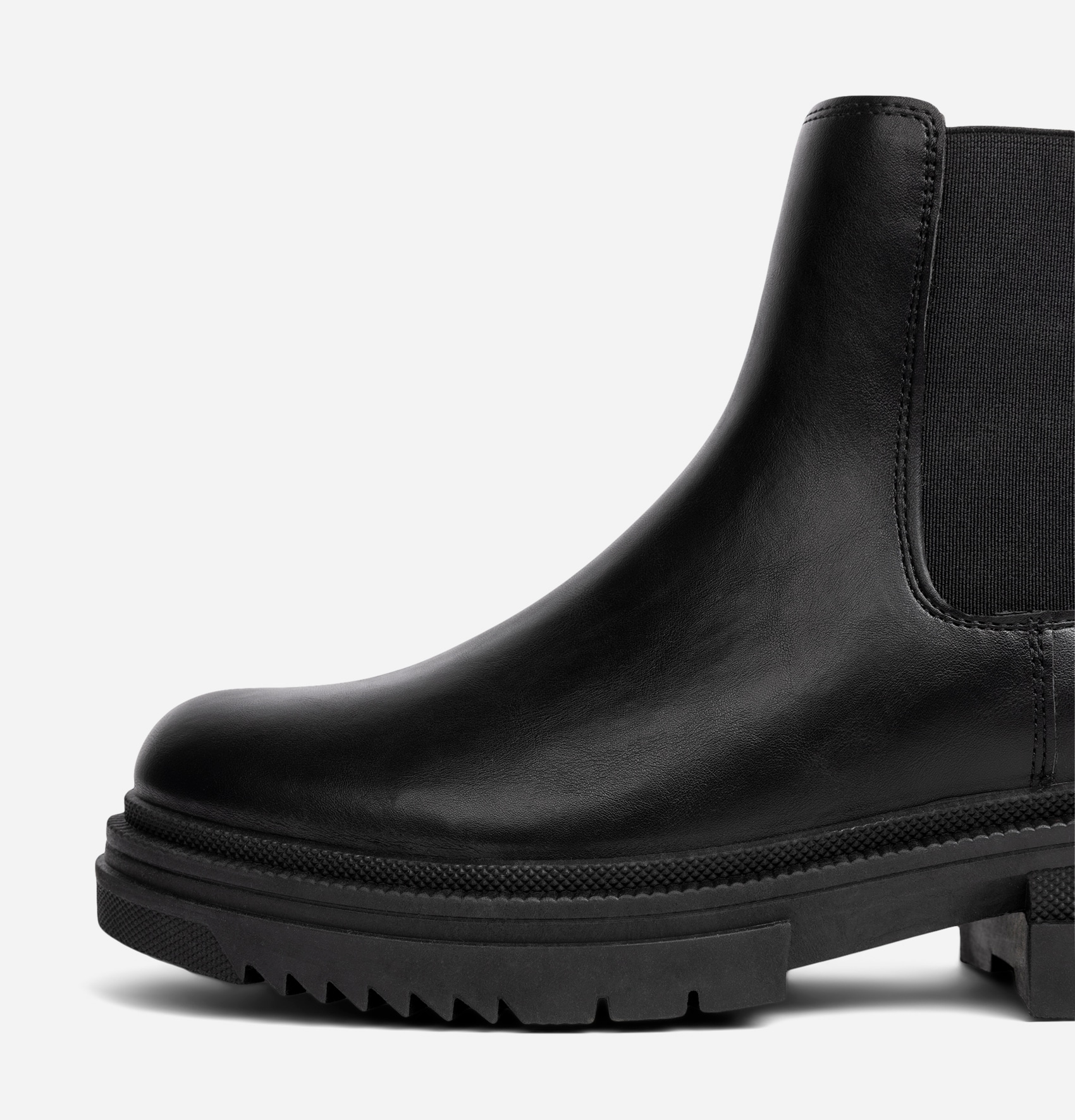 CLOU, Varmforet chelseaboots Sort