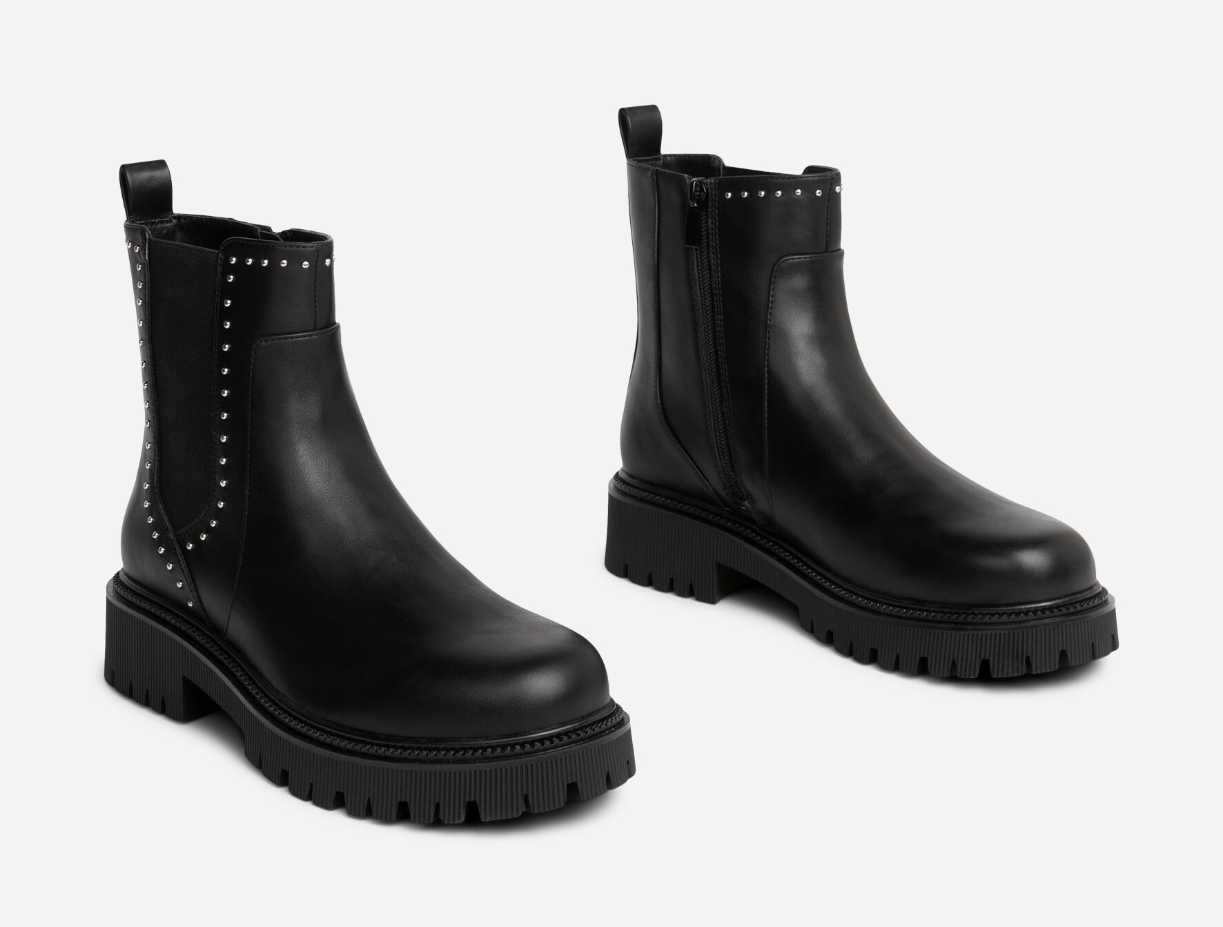 CLOU, Varmforet boots Sort