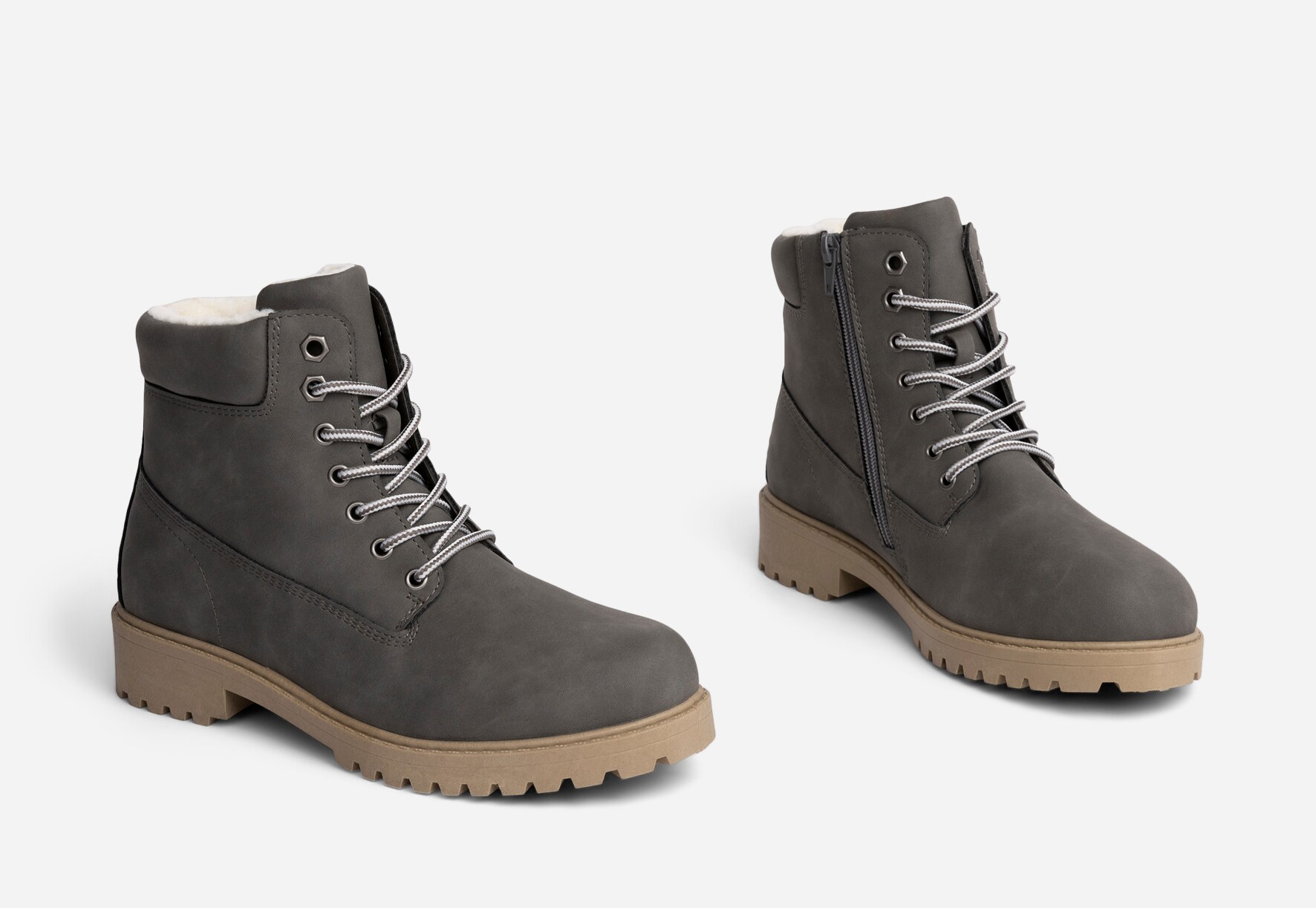 LEJON, Varmforet skolett Grå