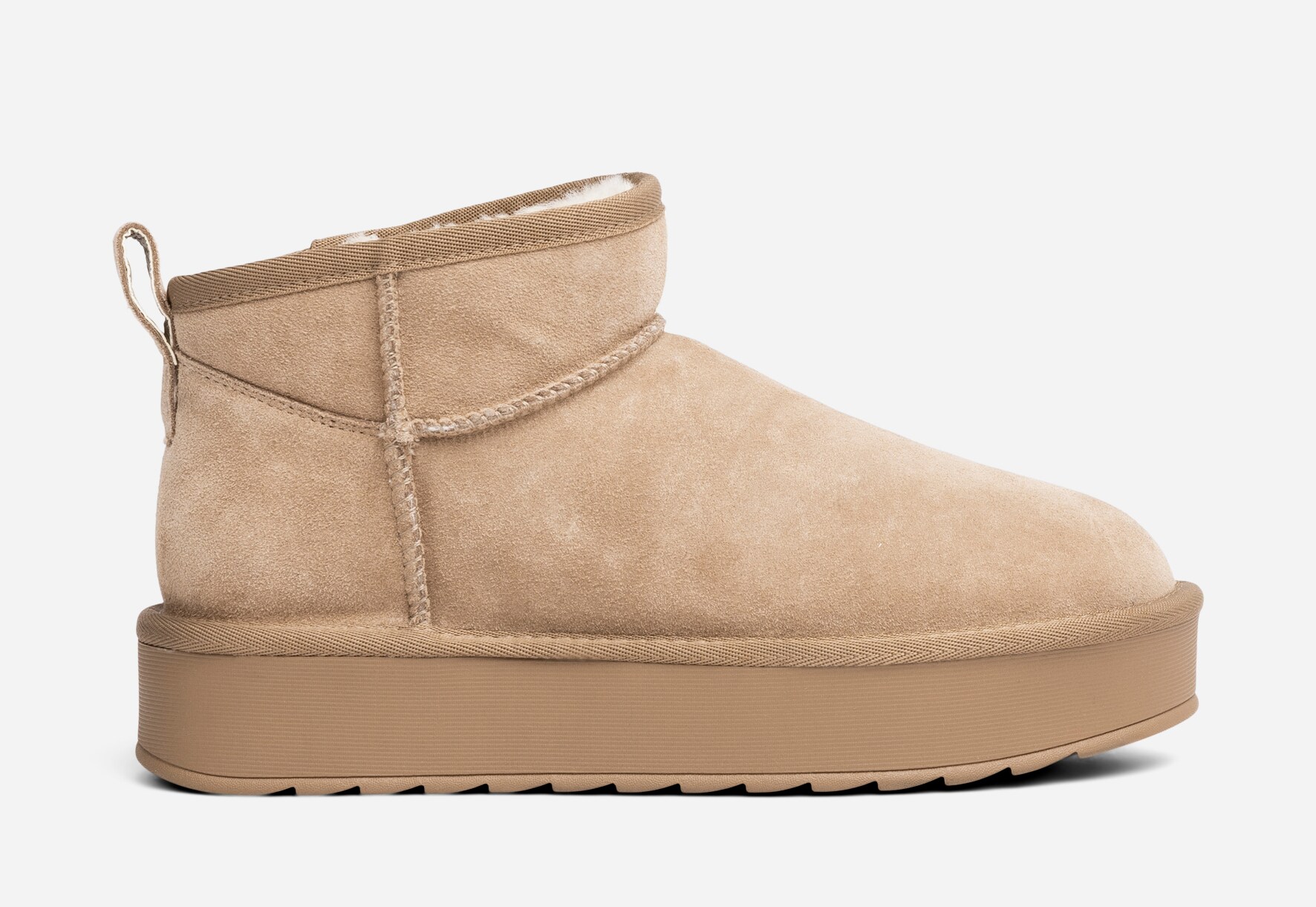 CLOU, Varmforet boots Beige