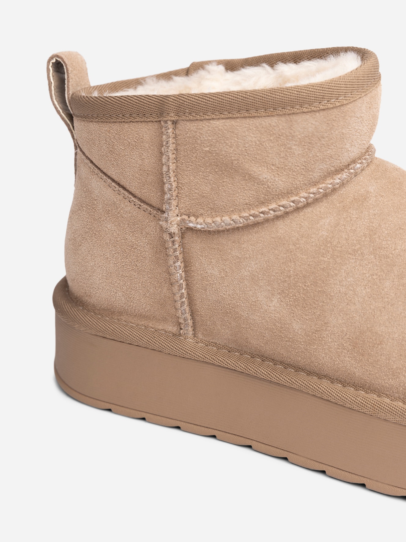 CLOU, Varmforet boots Beige