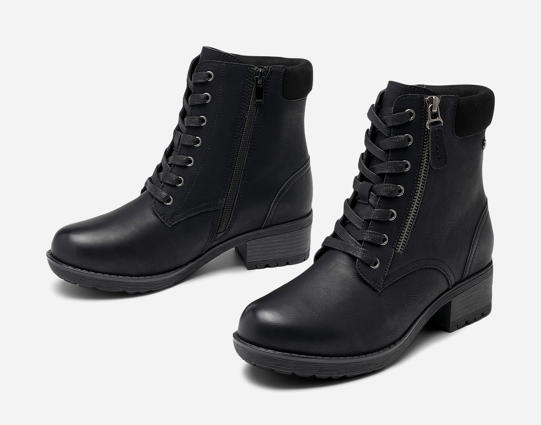 CLOU COMFORT, Varmforet skolett Sort