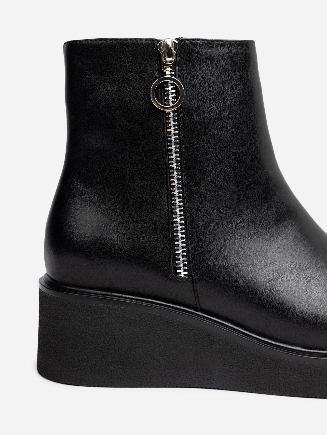 CLOU, Varmforet boots med glidelås Sort