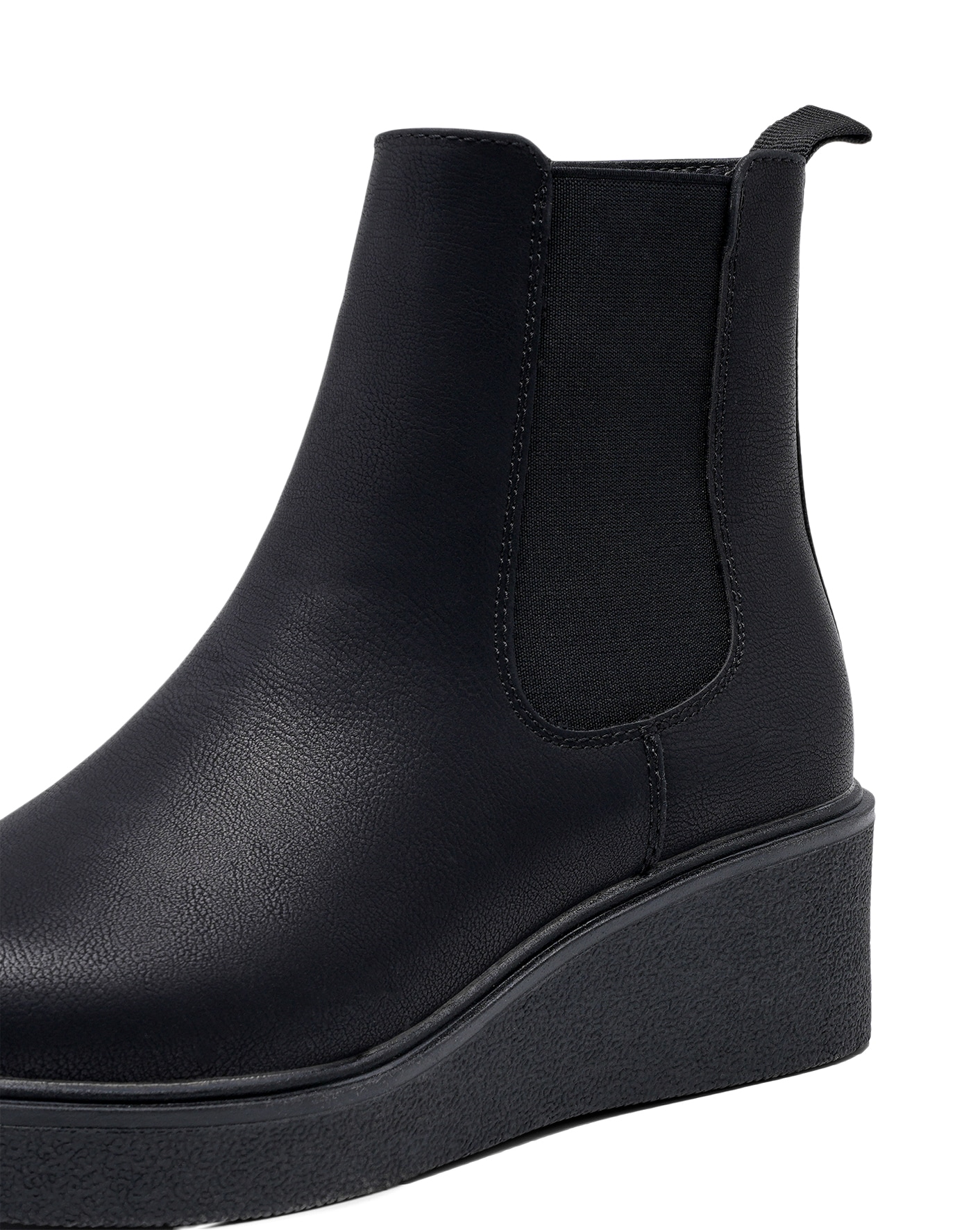 CLOU, Varmforet chelseaboots Sort