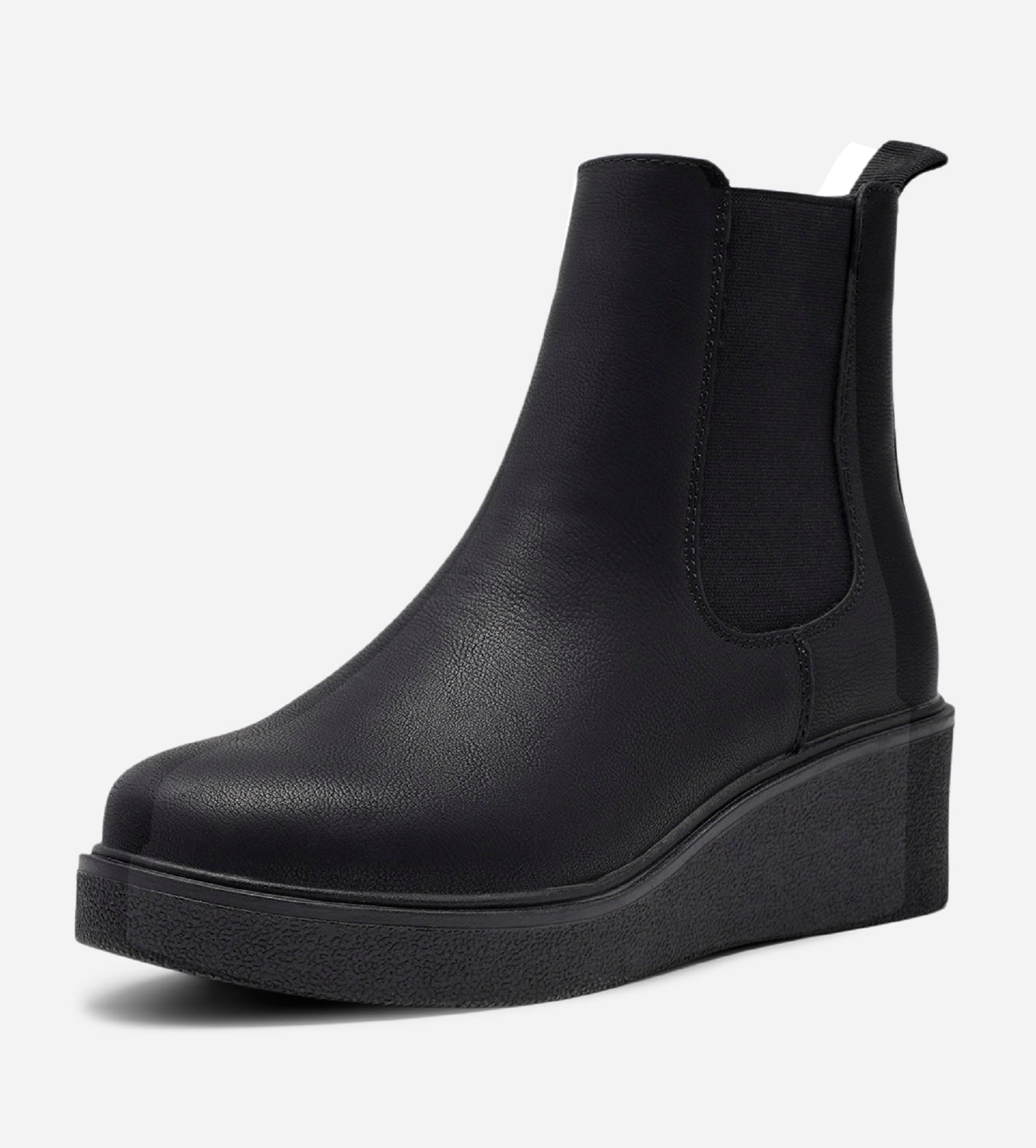 CLOU, Varmforet chelseaboots Sort