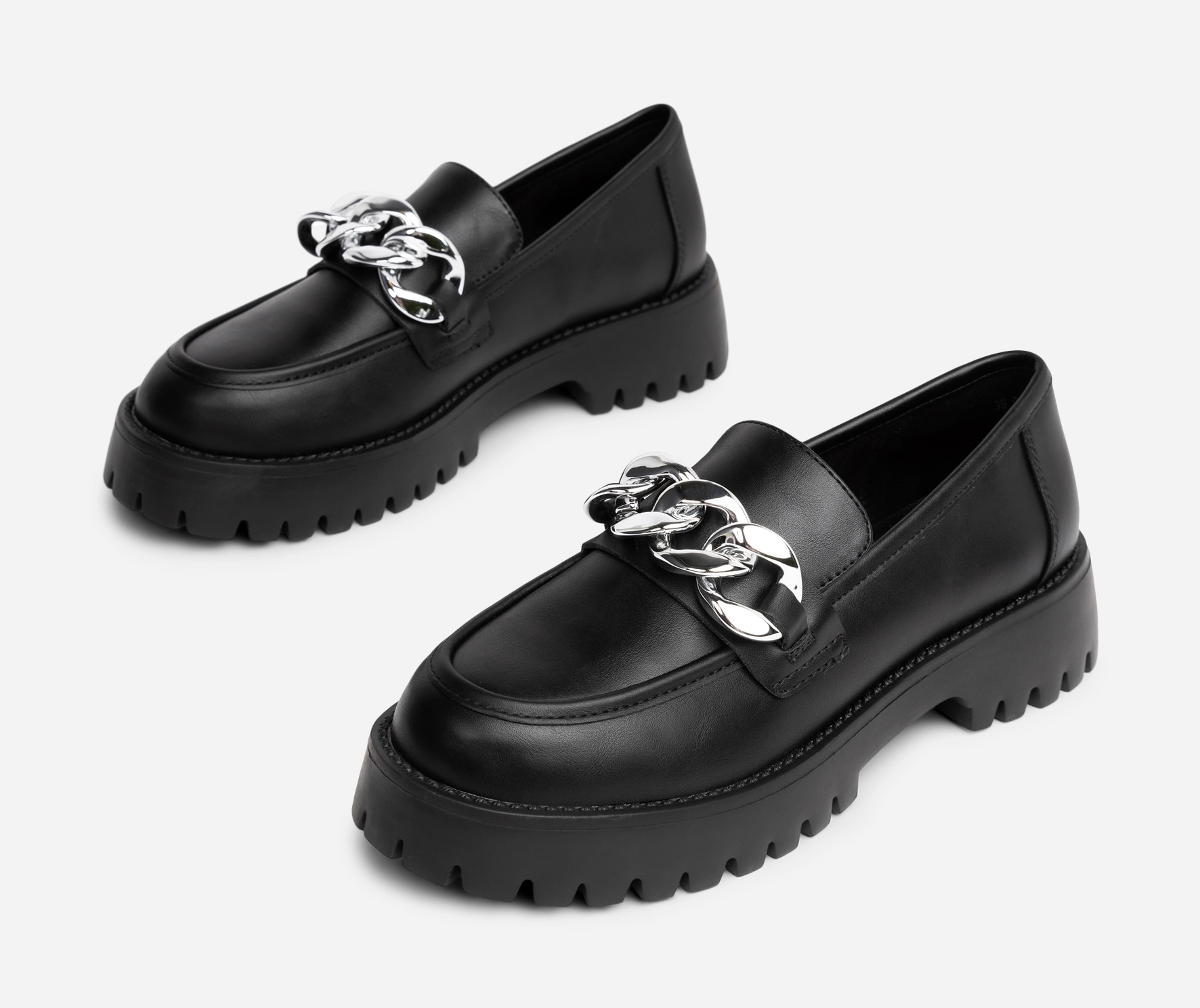 VOX, Loafer med kedje Sort