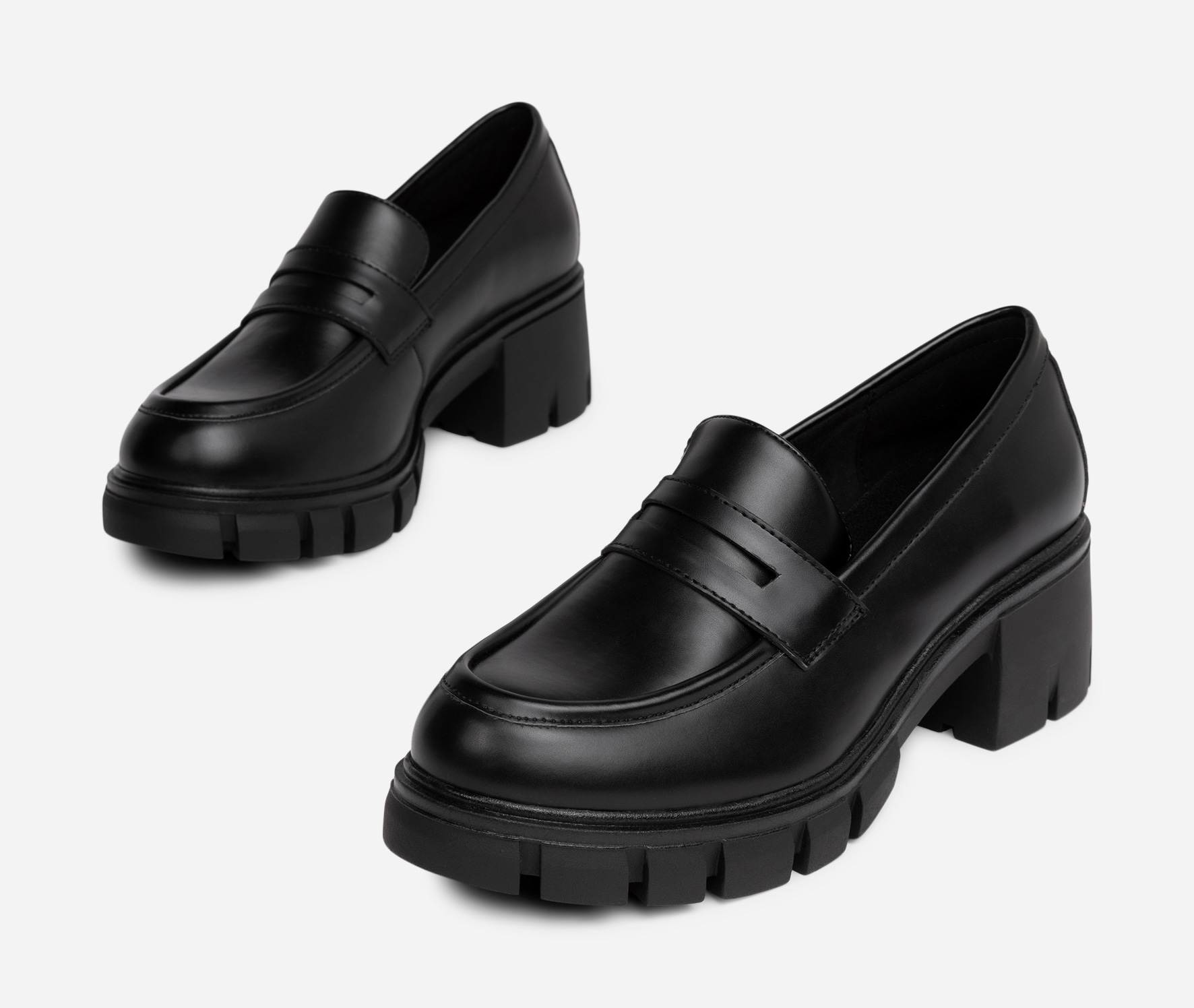 VOX, Loafer på hæl Sort