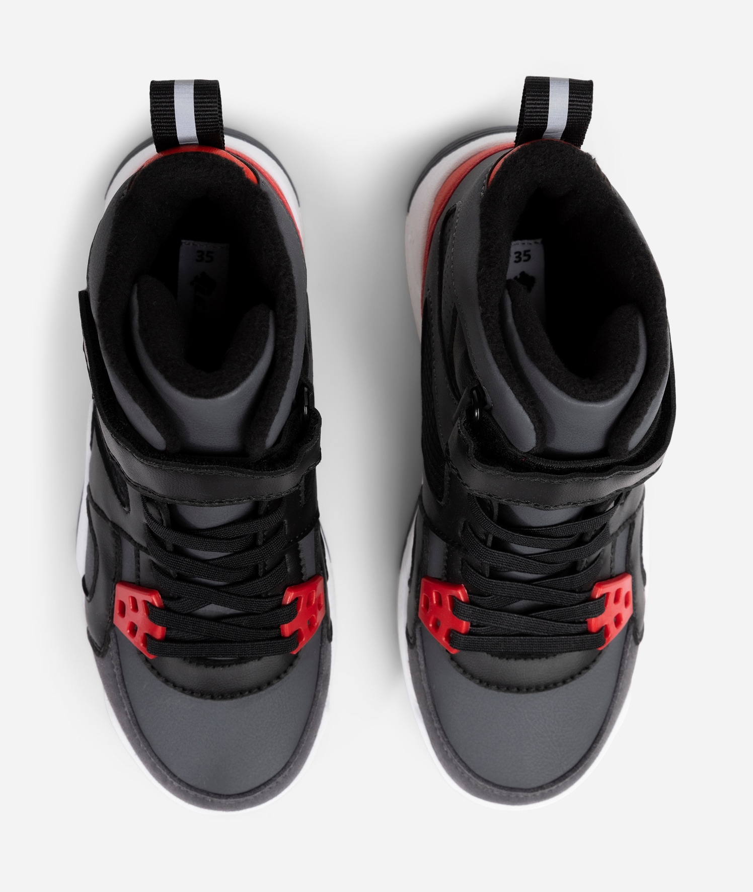 LEJON, Fleeceforet høy sneakers waterproof Flerfarget