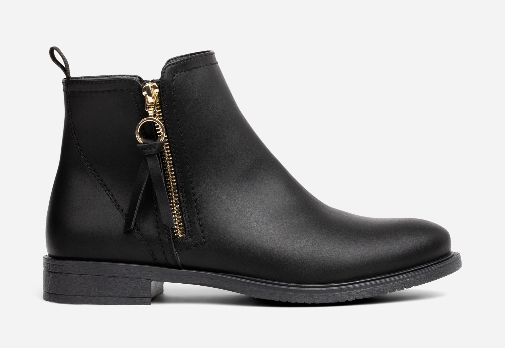 CLOU, Boots med glidelås Sort