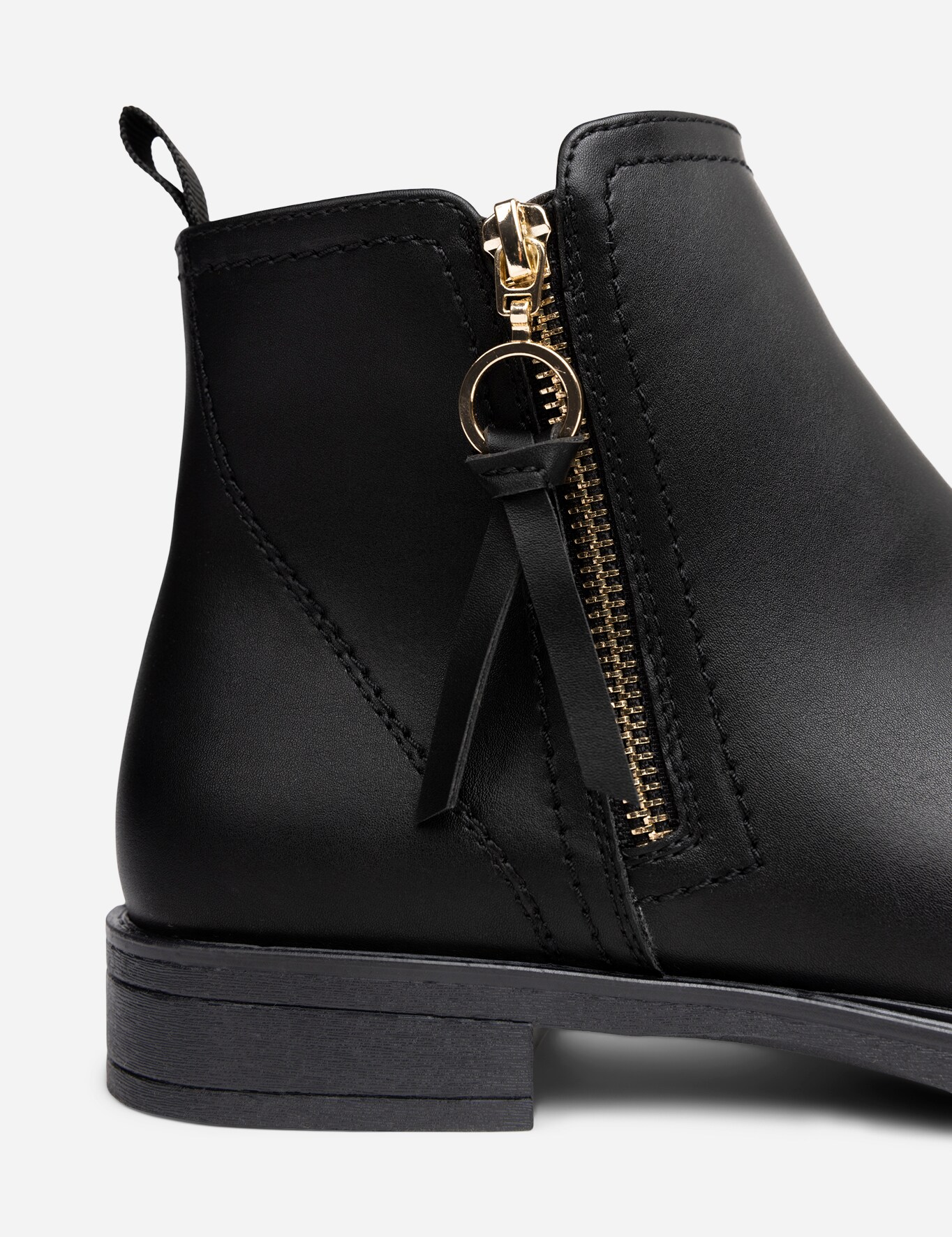 CLOU, Boots med glidelås Sort