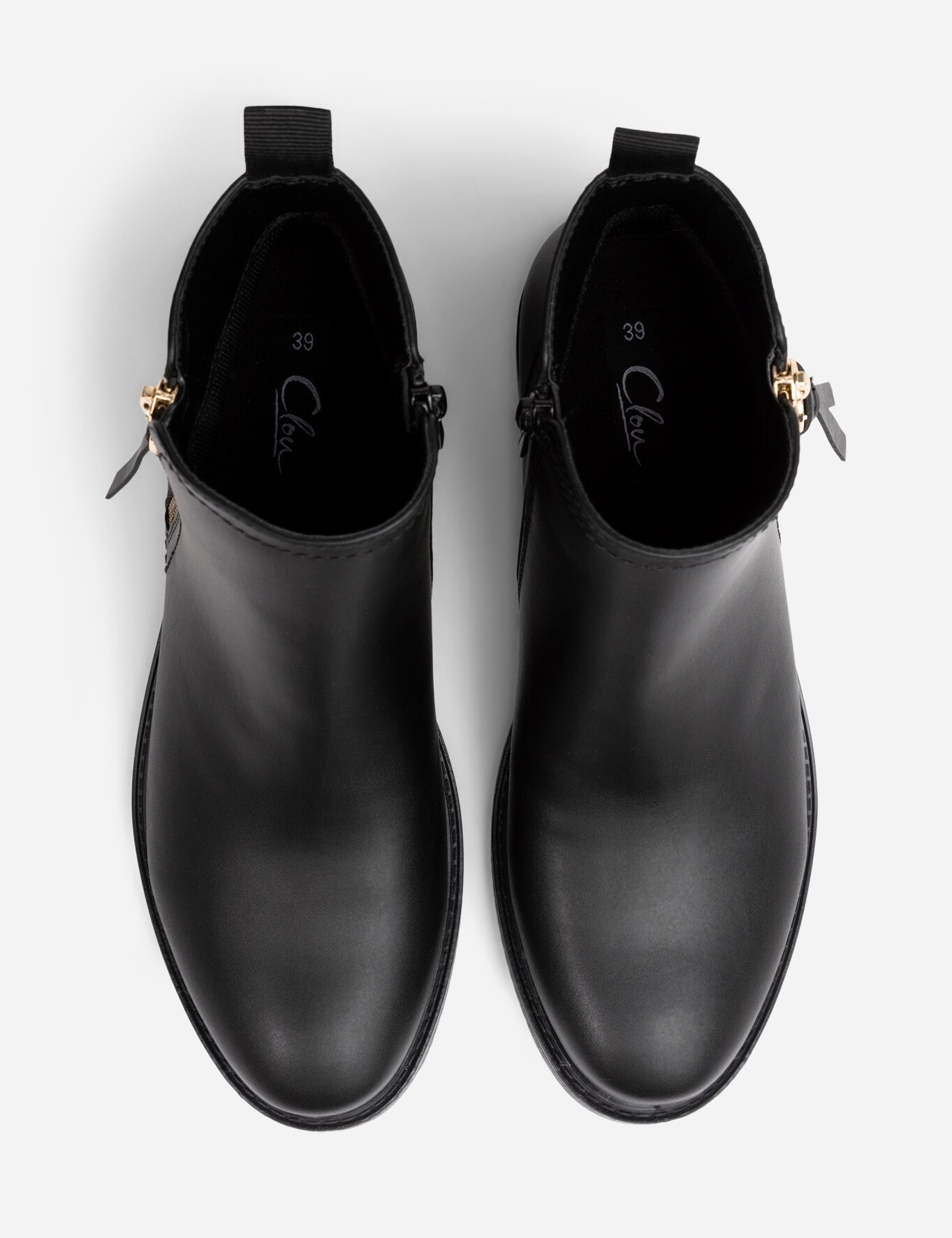 CLOU, Boots med glidelås Sort