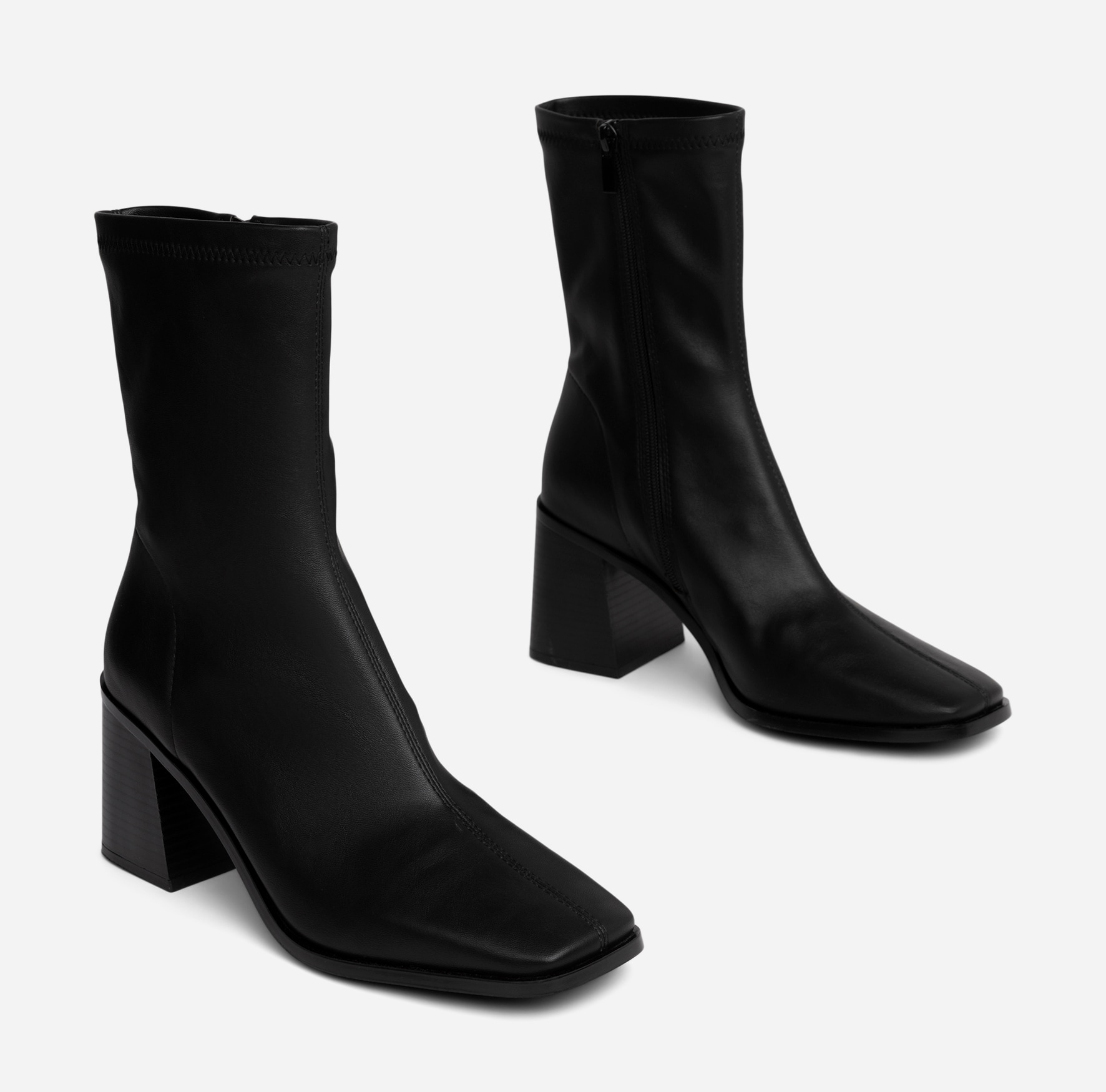 CLOU, Boots med stretch Sort