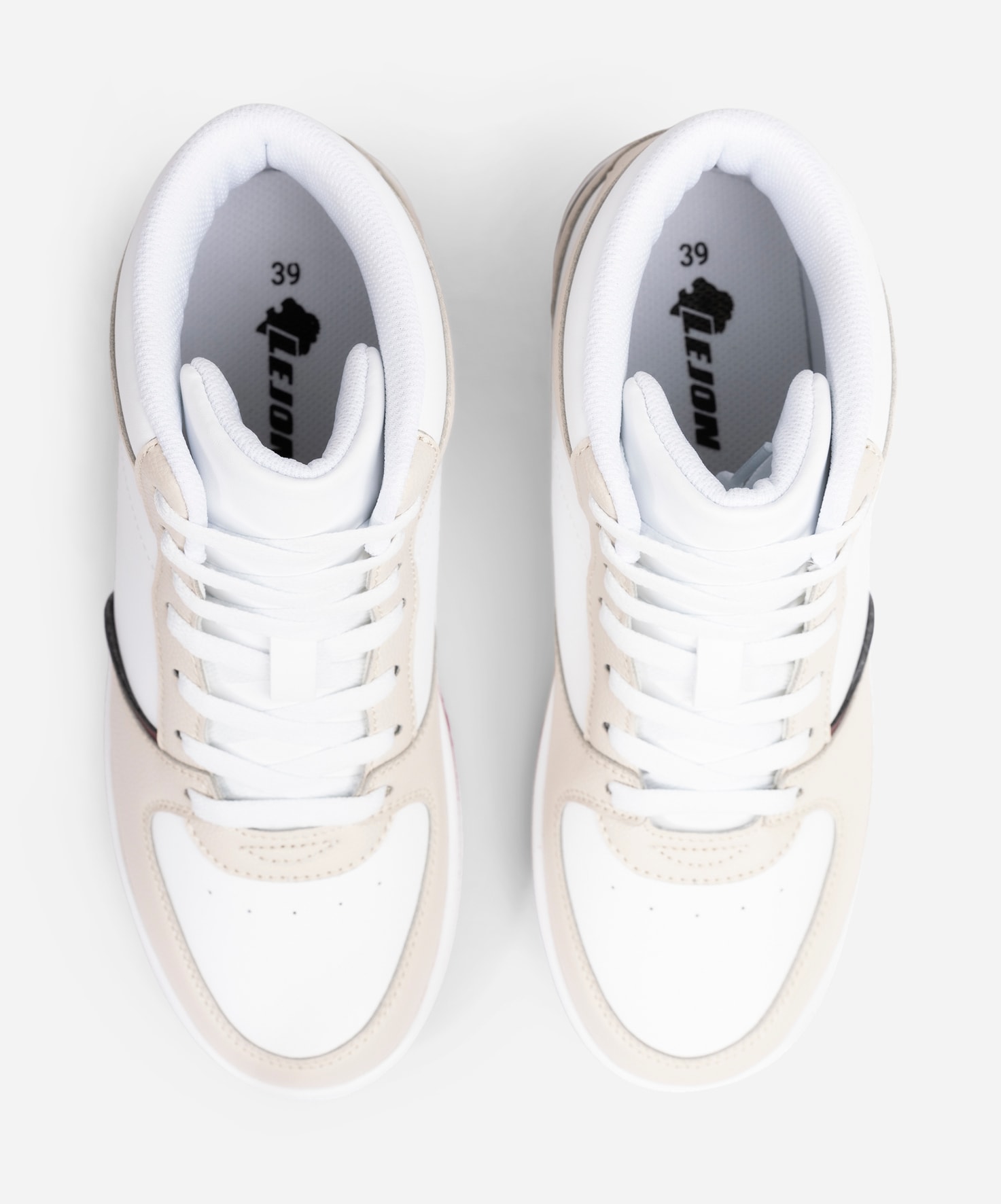 LEJON, Høye sneakers Hvit