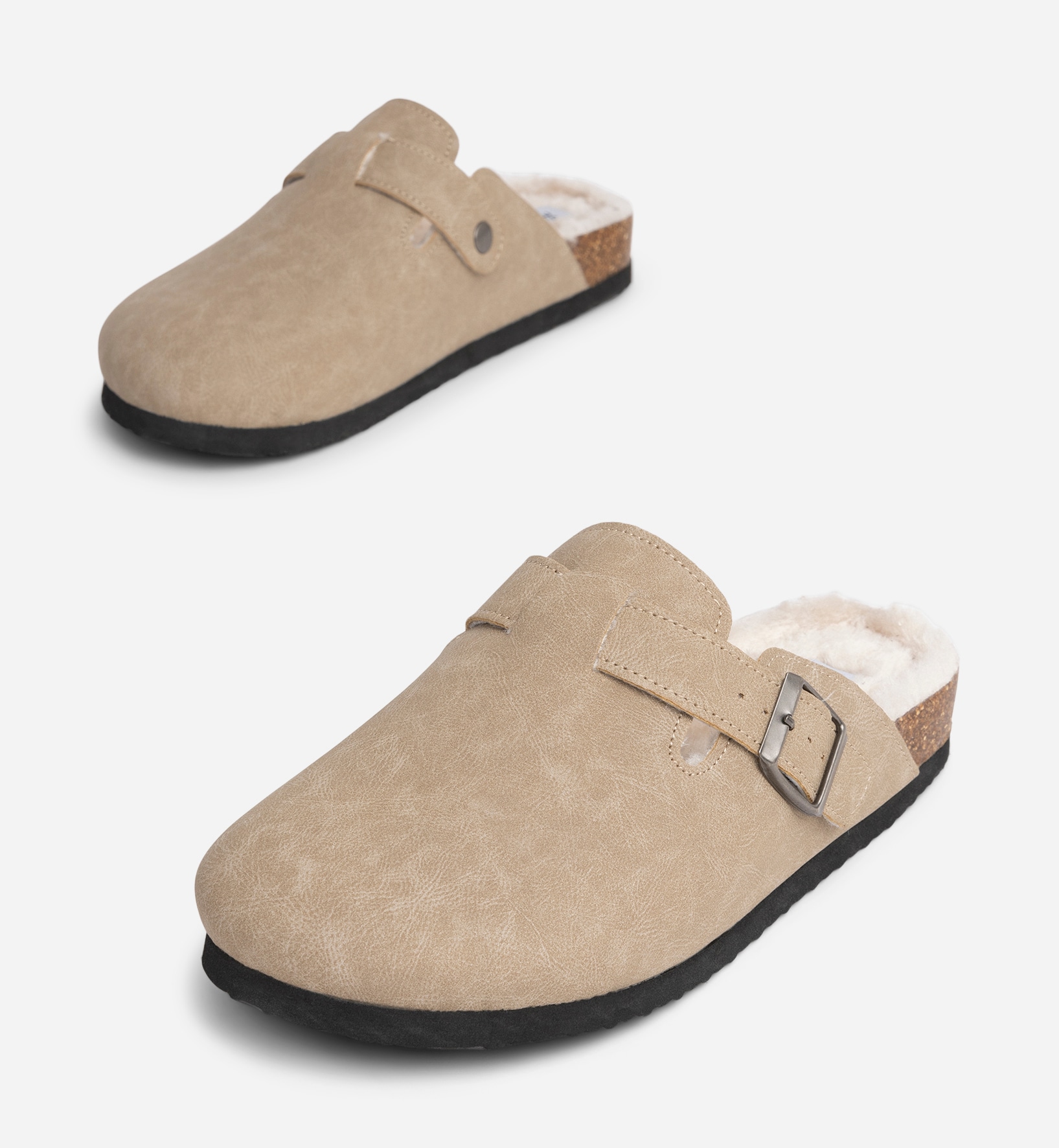 LEJON, Tøfler Beige