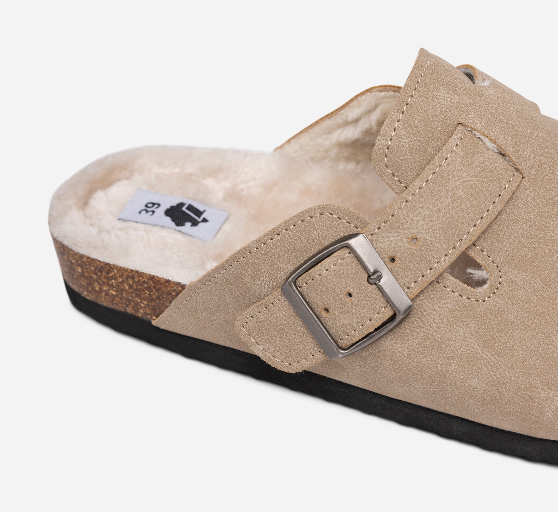 LEJON, Tøfler Beige