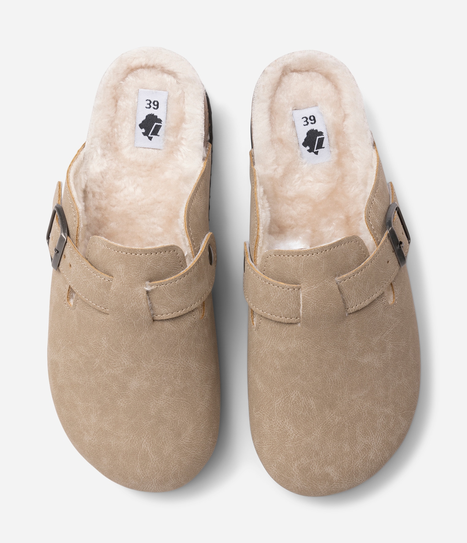 LEJON, Tøfler Beige